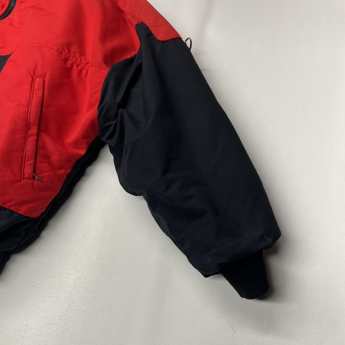 Vintage VTG Alpine Designs Jacket Red Black Goose Down Puffer Ski Size US L / EU 52-54 / 3 - 3 Thumbnail