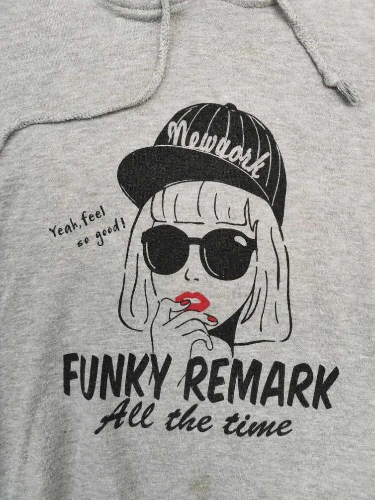 Japanese Brand Rare!!! Funky Remark All the Time Hoodie Sweatshirts Size US M / EU 48-50 / 2 - 4 Thumbnail