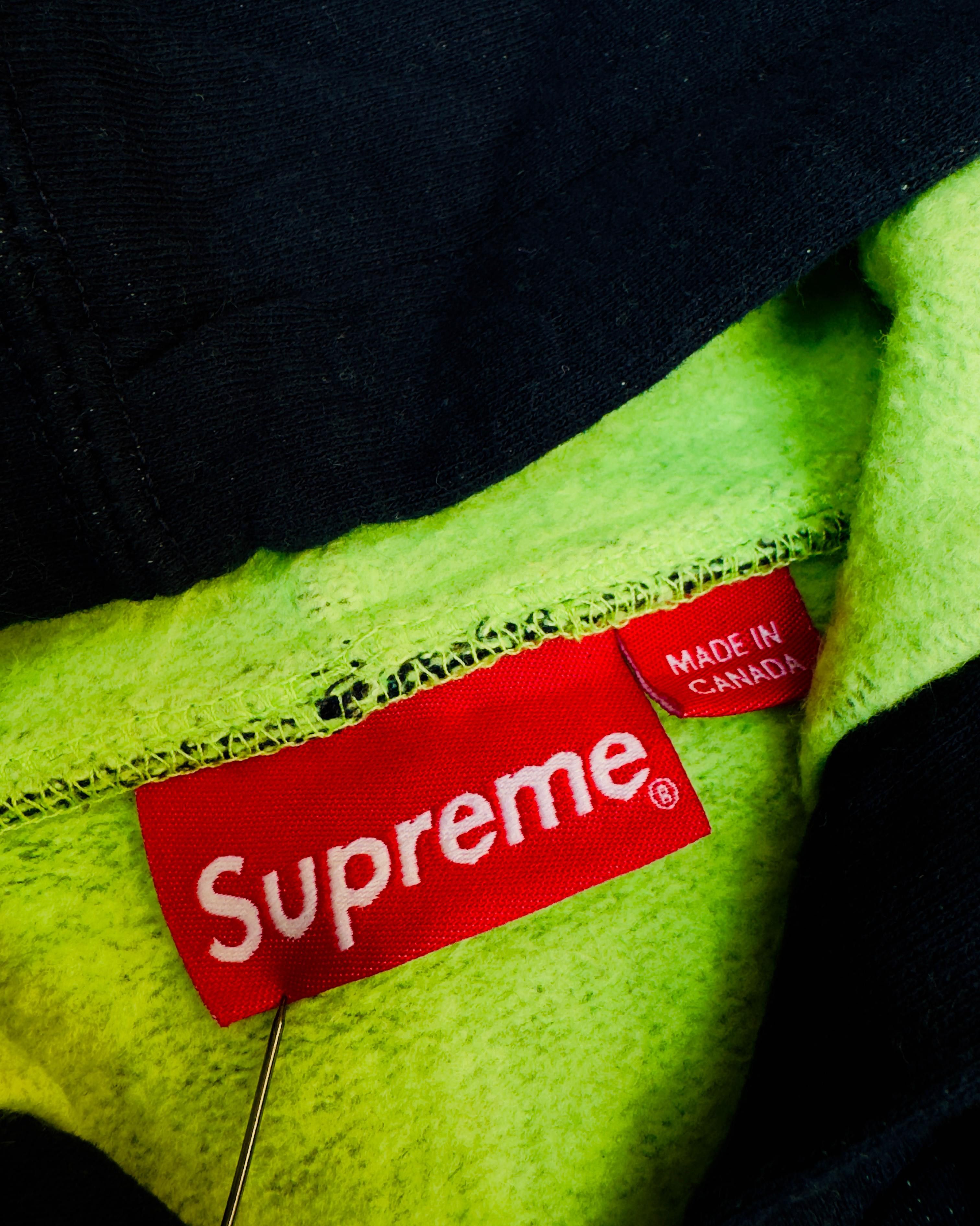 Supreme SUPREME CONTRAST ZIP UP HOODIE SS18 Size US M / EU 48-50 / 2 - 4 Thumbnail