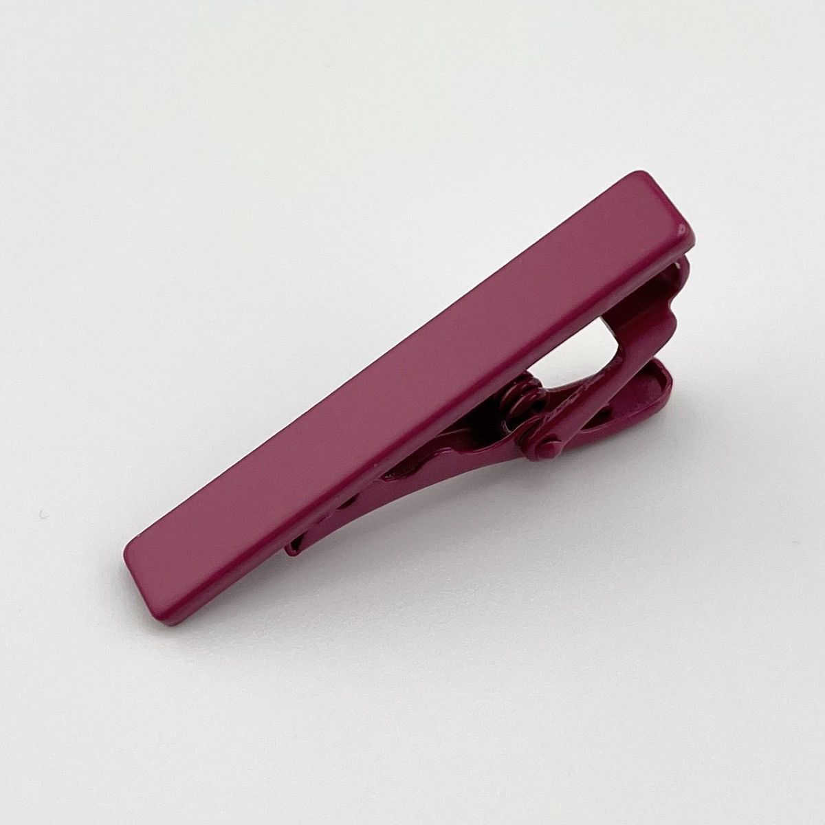 Other Men’s White Ditsy Floral Slim Necktie & Magenta Tie Bar Size ONE SIZE - 2 Thumbnail