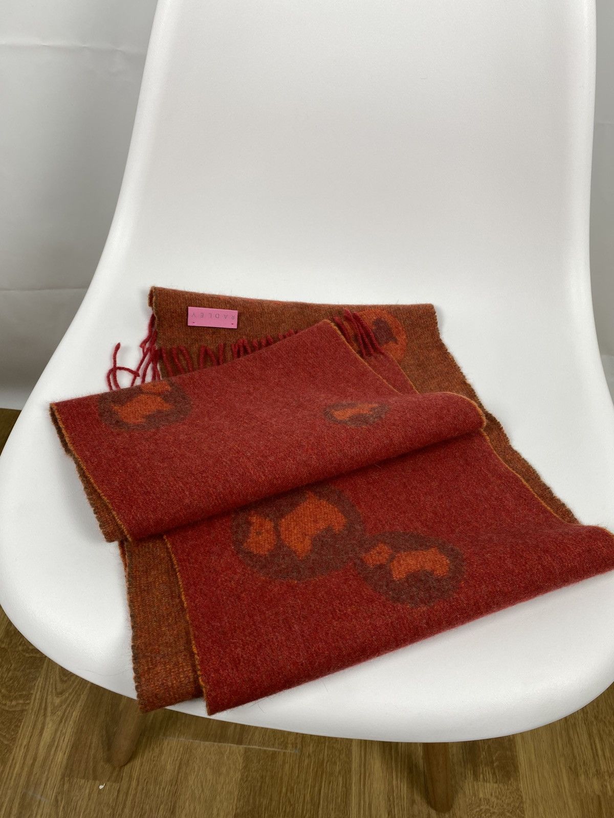 Other Radley Lambswool Angora Printed Scarf Size ONE SIZE - 8 Thumbnail