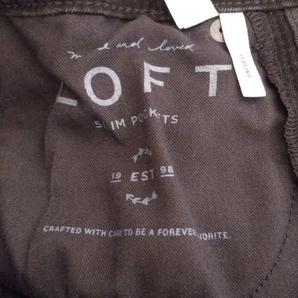 Loft Loft 24 Petite 00P Jean Leggings Womens Denim High Rise Skin Size 42" / US 20 - 12 Thumbnail
