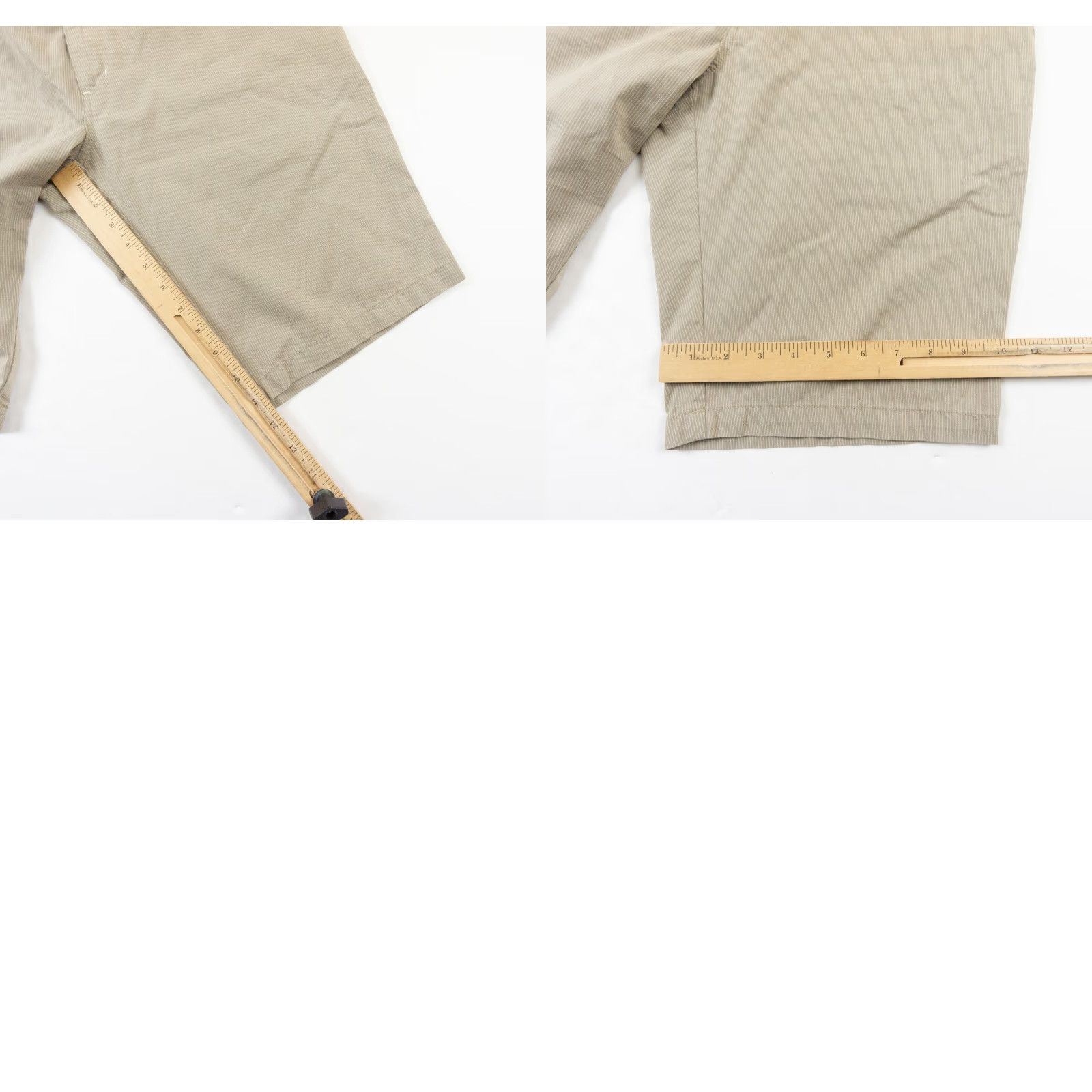 Vintage Horny Toad Womens Shorts 10 Beige Cotton Polyester Flat Front Bermuda Casual Outdoor 5-Pocket Logo Womens Size 32" / US 10 / IT 46 - 8 Thumbnail