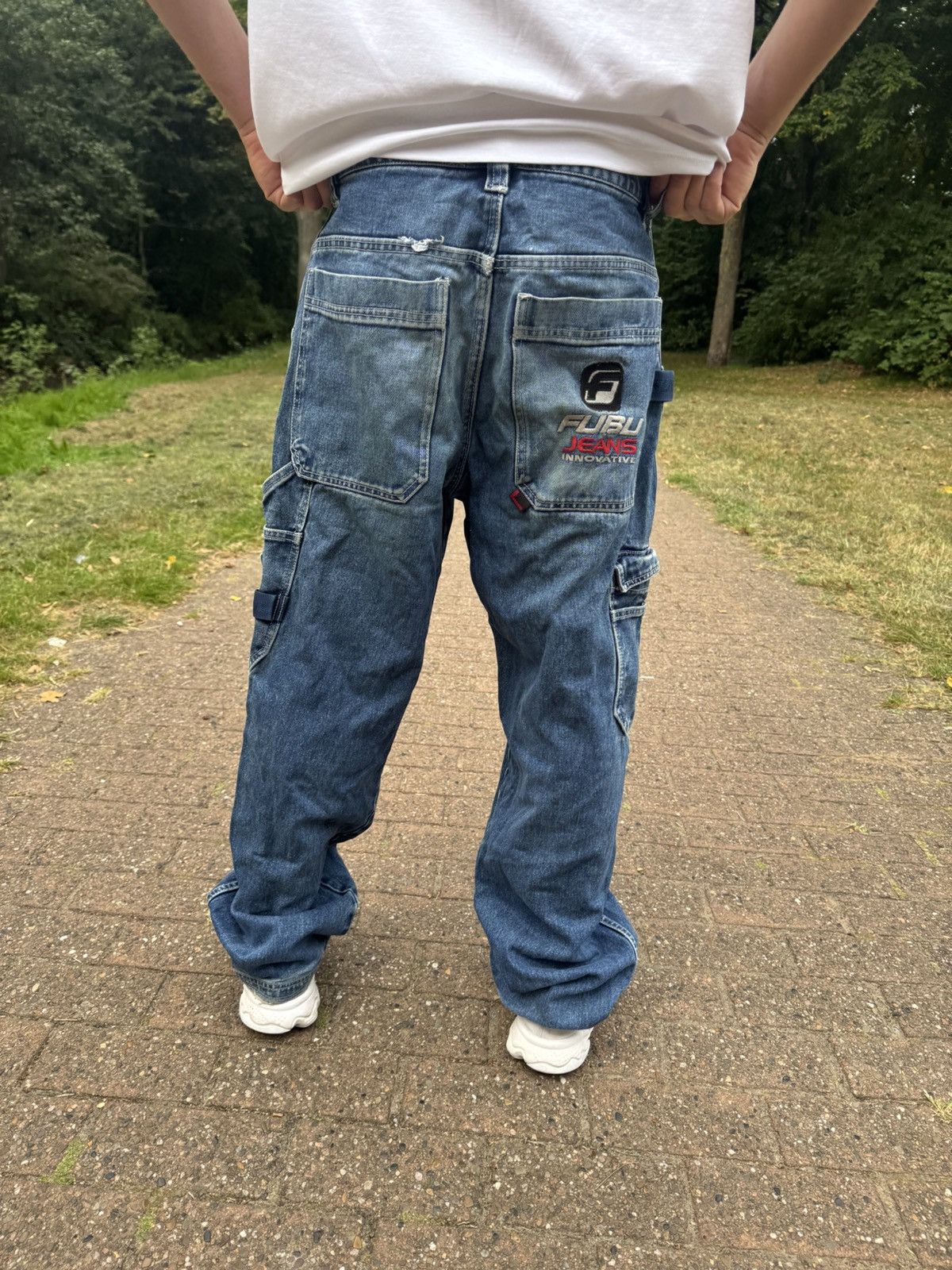 Fubu Fubu Vintage Jeans Avantgarde Streetwear Y2K Size US 34 / EU 50 - 1 Thumbnail
