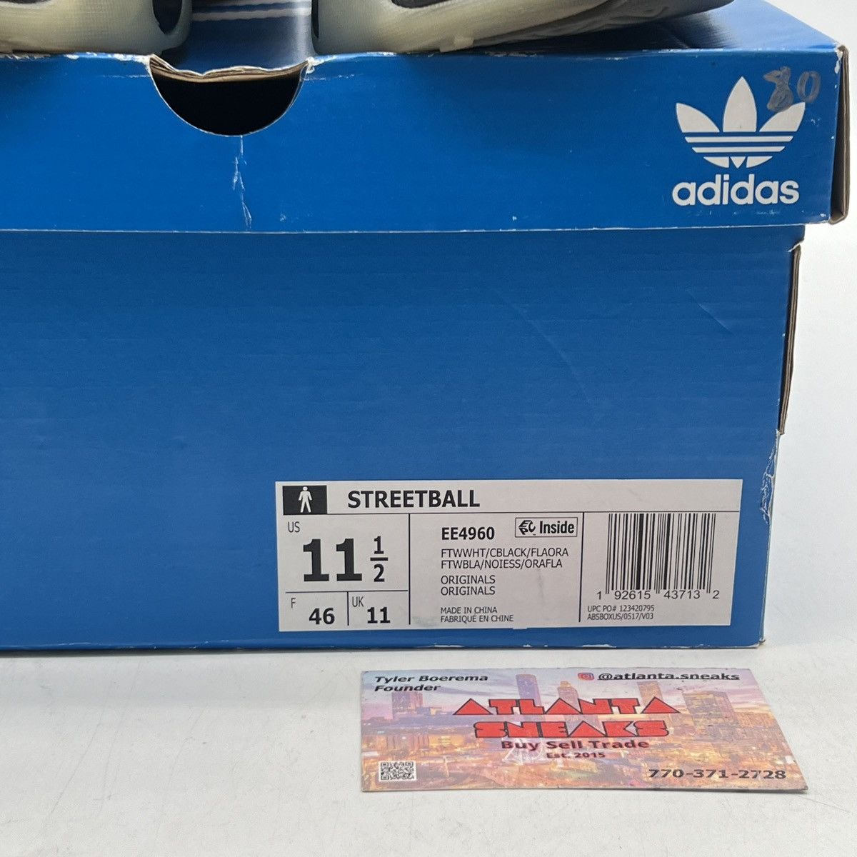 Adidas Streetball flash orange Size US 11.5 / EU 44-45 - 6 Thumbnail