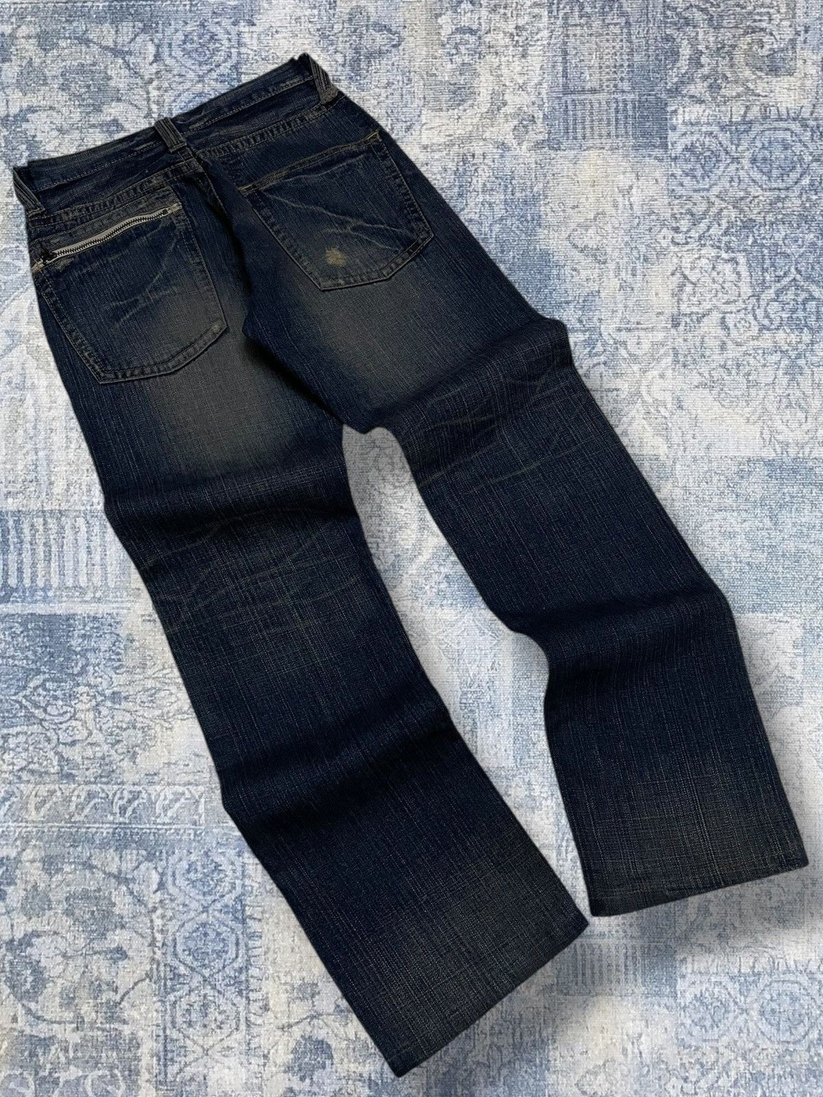 Japanese Brand Vintage 1990s Iconic Japan Designer Back Number Distressed Size US 28 / EU 44 - 10 Thumbnail