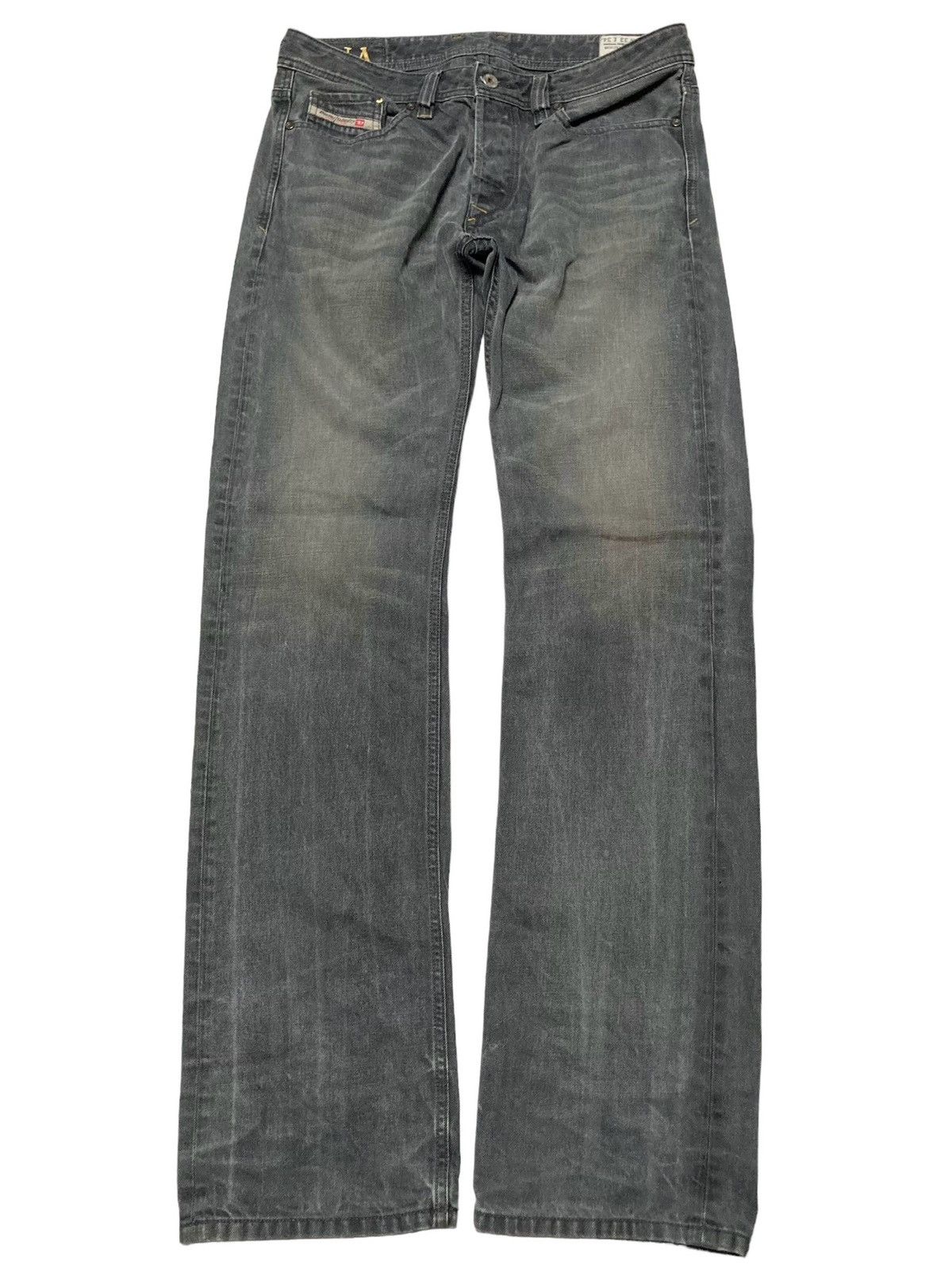 Diesel × Japanese Brand Vintage y2k Diesel Jeans Denim Distressed Faded Washed Size US 33 - 1 Thumbnail