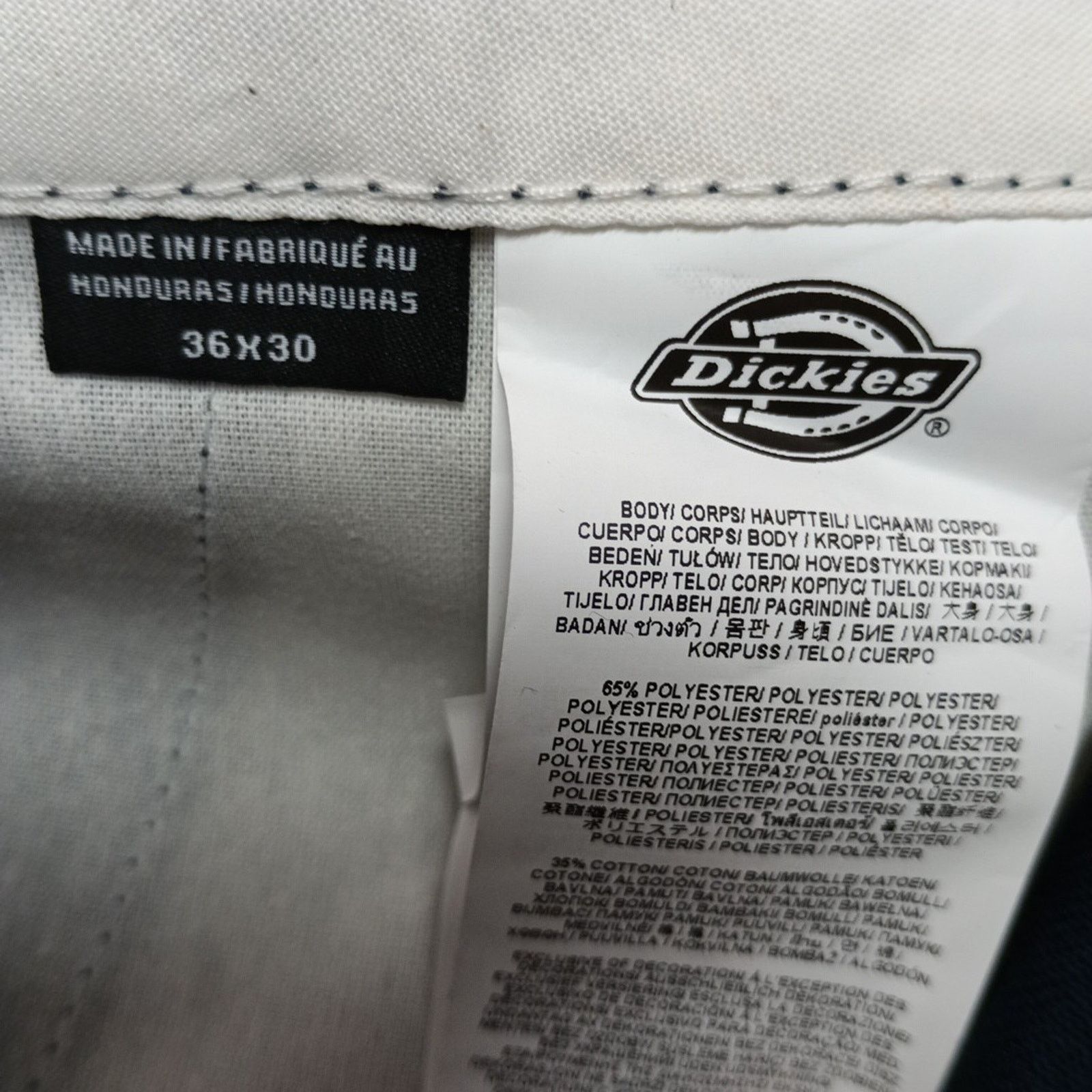 Dickies Dickies 874 Work Pants Men's 36x30 Flex Blue Original Fit Size US 36 / EU 52 - 5 Thumbnail