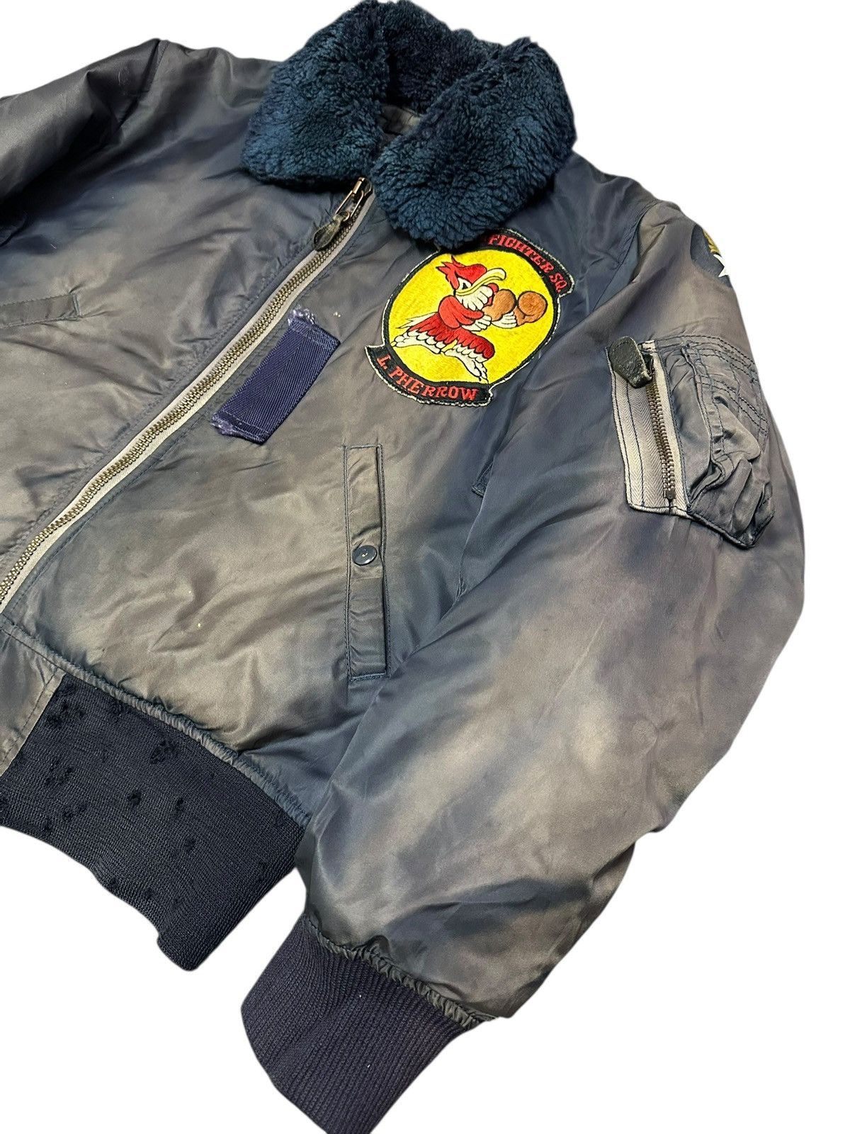 Pherrow's Vintage Pherrow’s B-15C Bomber Jacket Sunfaded Distressed Size US S / EU 44-46 / 1 - 2 Thumbnail