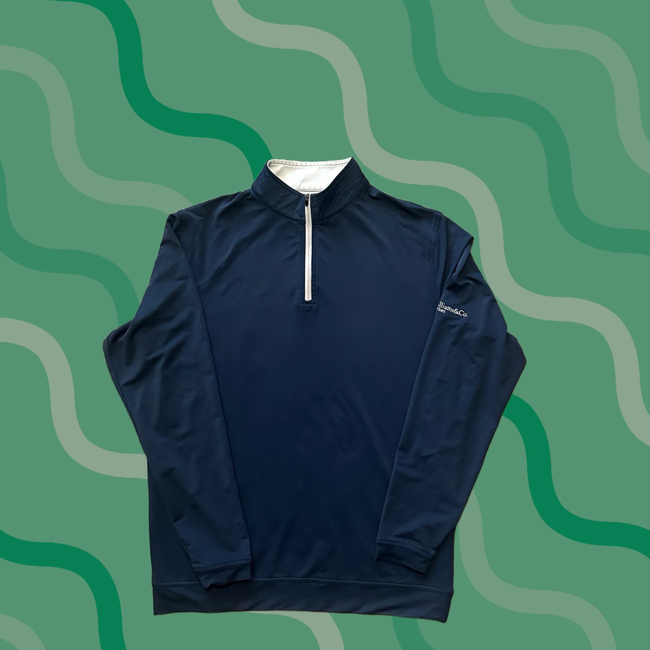 Peter Millar Peter Millar Sweater 1/4 Zip Mens Large Pullover Golf Blue Size US L / EU 52-54 / 3 - 1 Thumbnail