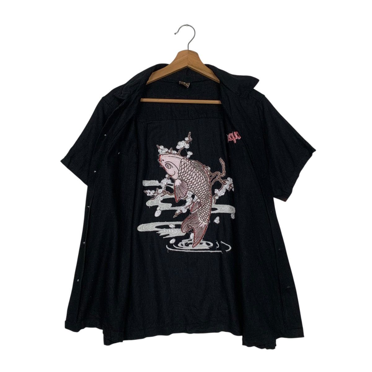 Japanese Brand Studio Hiro Koii Fish Sukajan Shirt Size US M / EU 48-50 / 2 - 11 Thumbnail