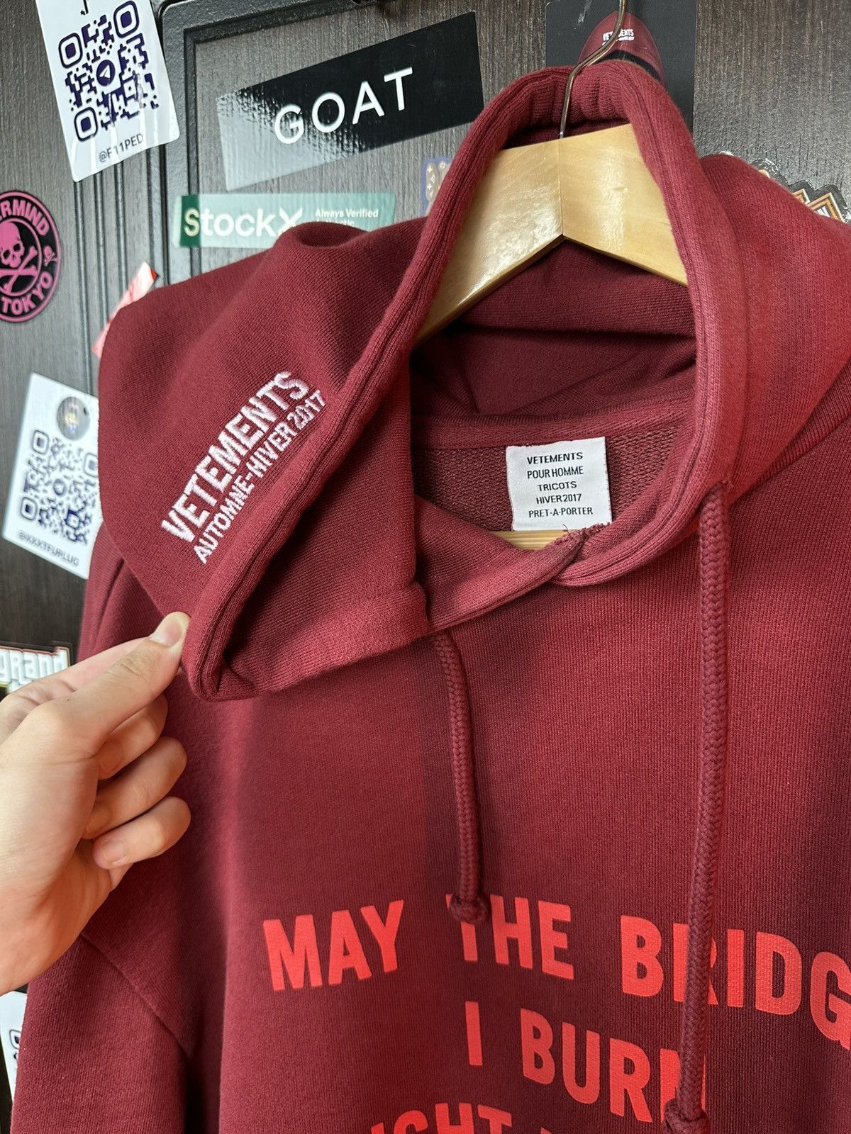 Vetements Vetements May The Bridges Hoodie Pour Homme Size US S / EU 44-46 / 1 - 5 Thumbnail