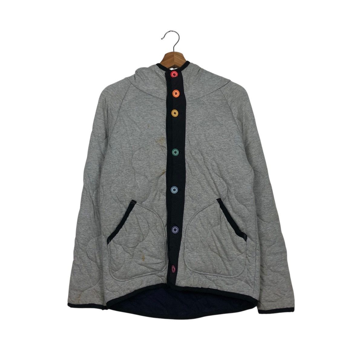 Hysteric Glamour 📌Vintage Biker Jacket Gym Master Quilted Puffer Button Size US S / EU 44-46 / 1 - 2 Thumbnail
