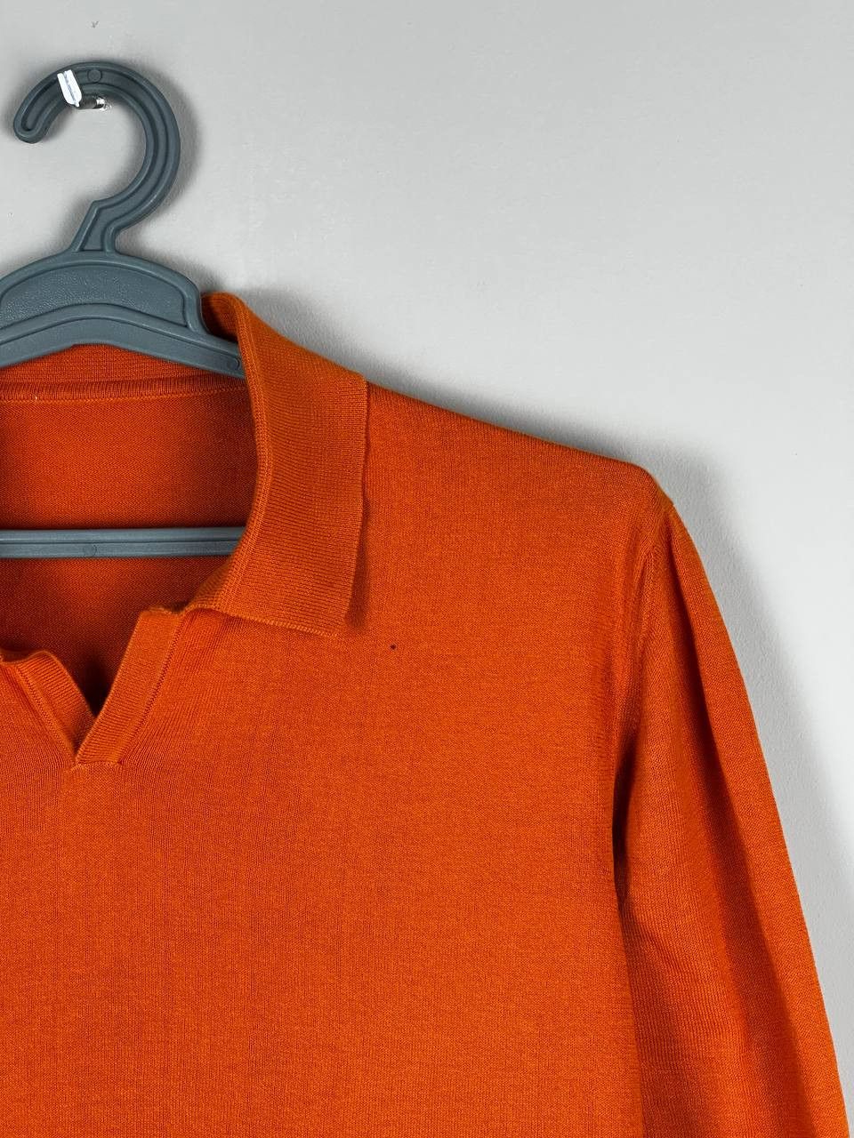 Alpha Studio Alpha Studio Luxury Camp Collar Orange Summer Polo Size US M / EU 48-50 / 2 - 5 Thumbnail
