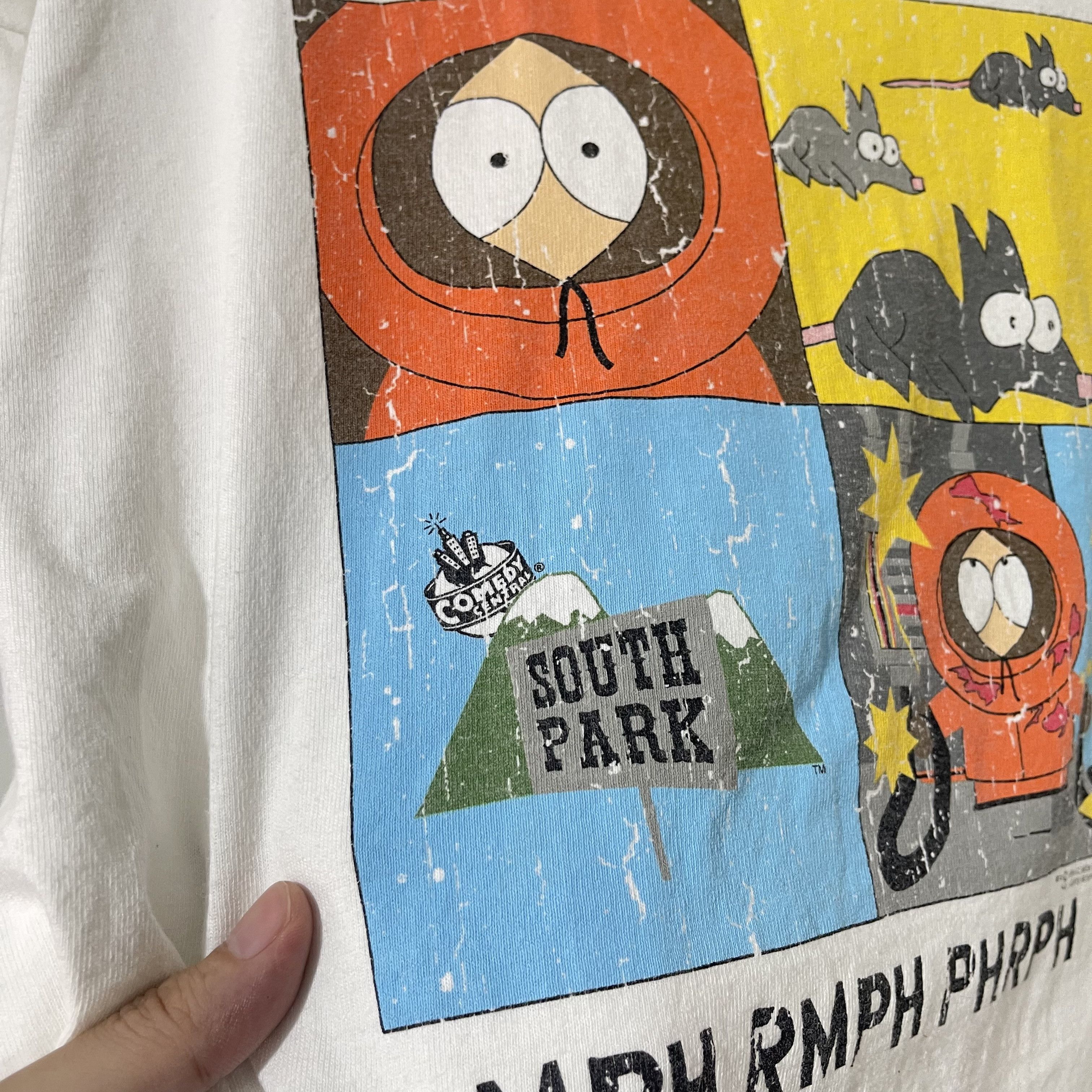 Vintage Vintage 90s South Park T-Shirt Size US L / EU 52-54 / 3 - 3 Thumbnail