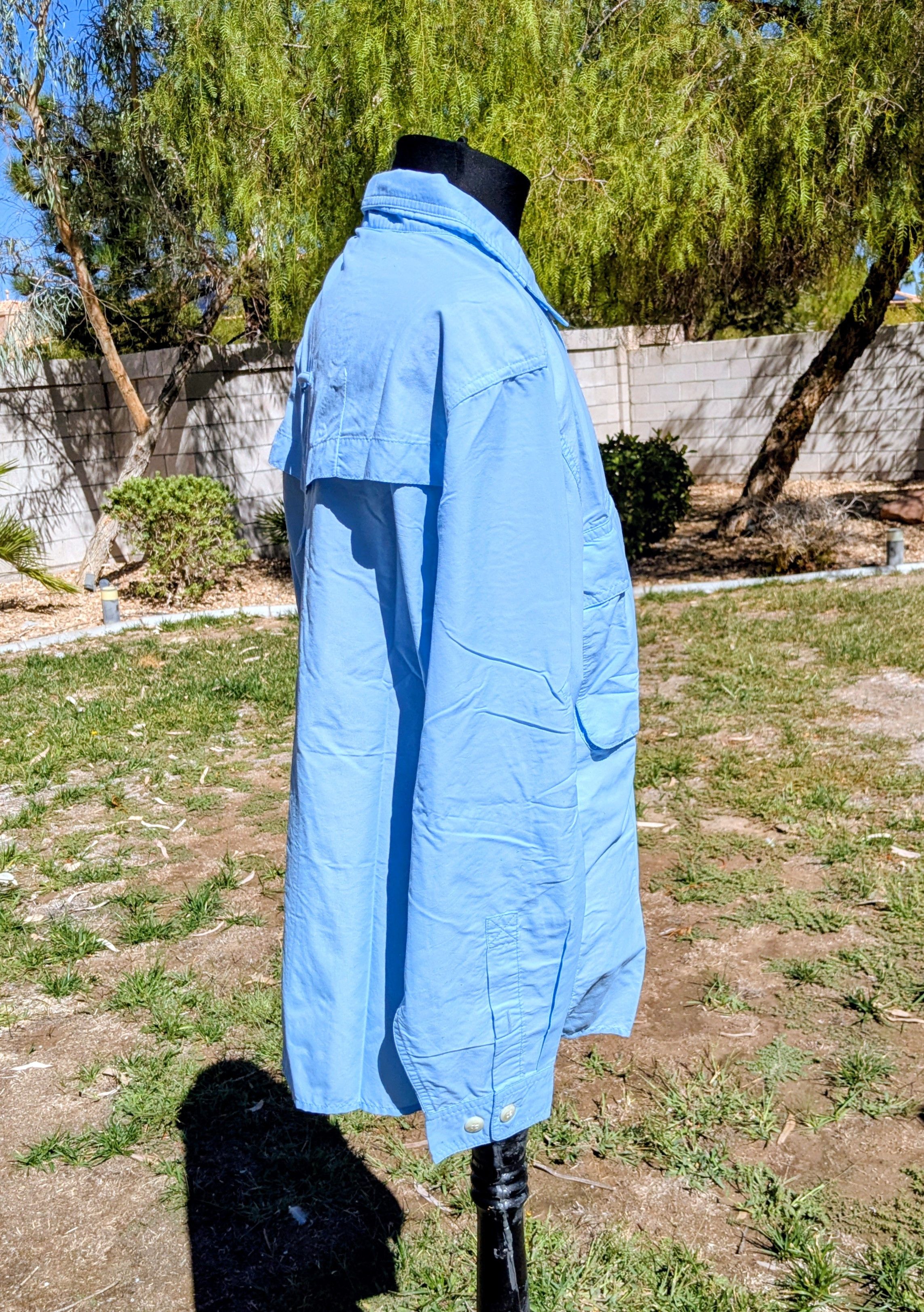 ExOfficio ExOfficio Adventure Travel Sky Blue Air Strip L/S Shirt Size US S / EU 44-46 / 1 - 2 Thumbnail