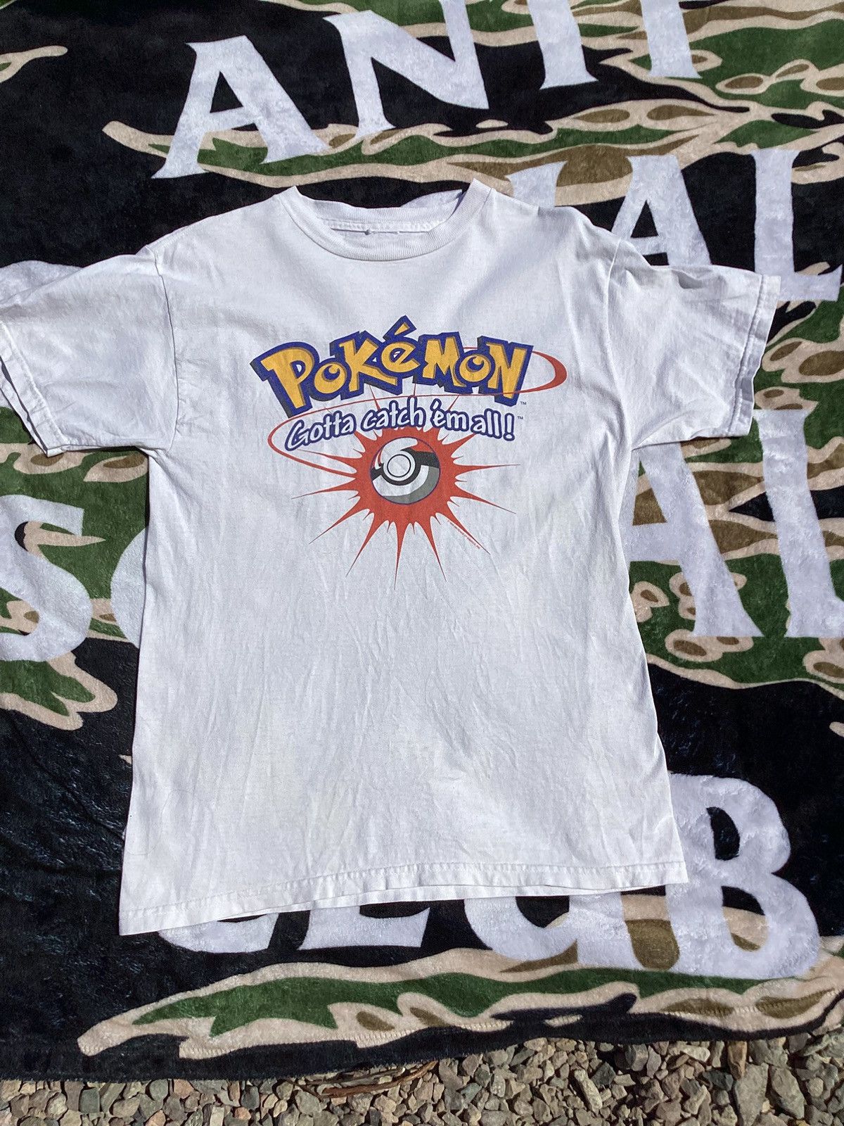 Pokemon Vtg 1999 Nintendo Pokémon catch them all Poké ball trainer T Size US L / EU 52-54 / 3 - 1 Thumbnail