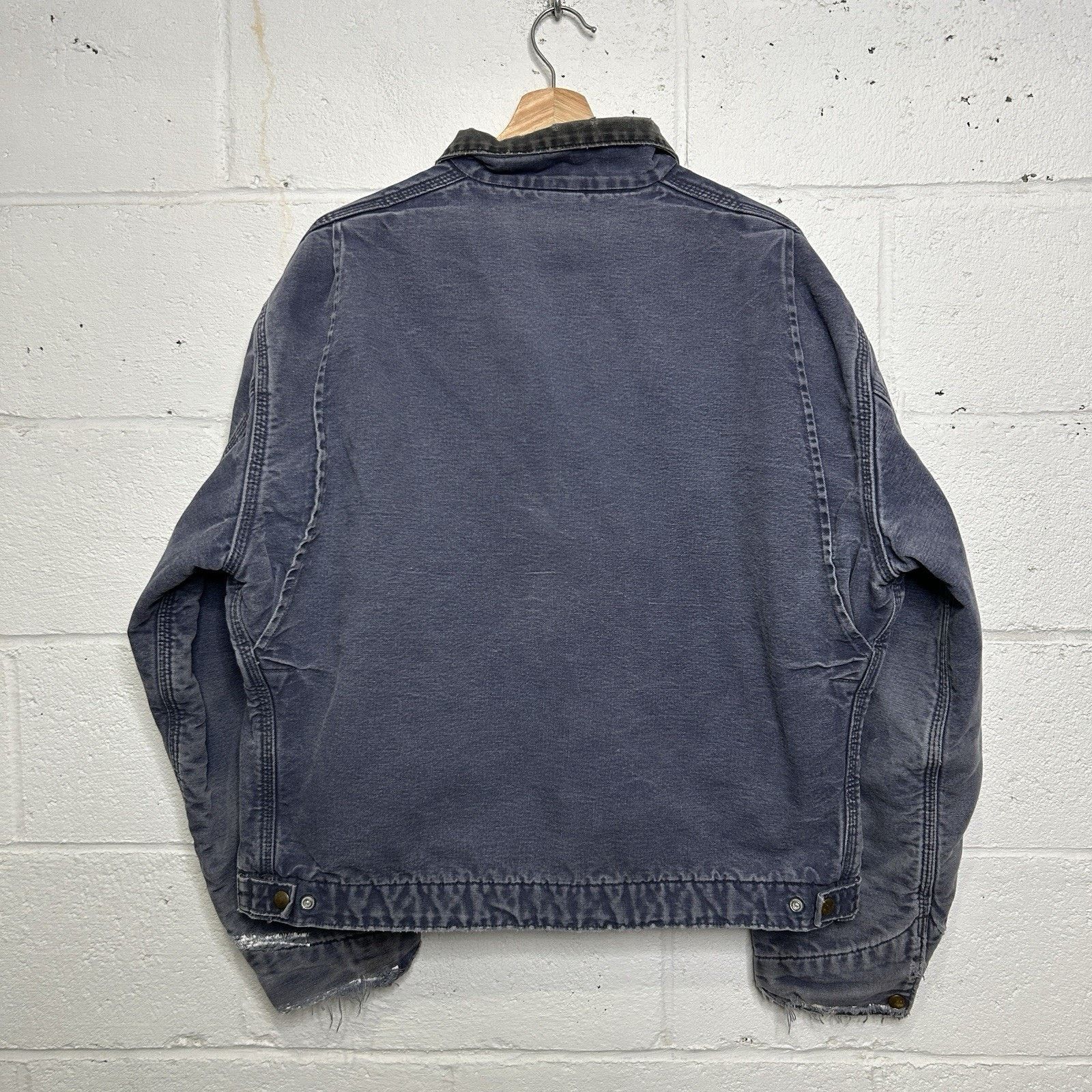 Carhartt Vintage Carhartt Blanket-Lined Detroit Jacket “Petrol” J64 Size US XL / EU 56 / 4 - 2 Thumbnail