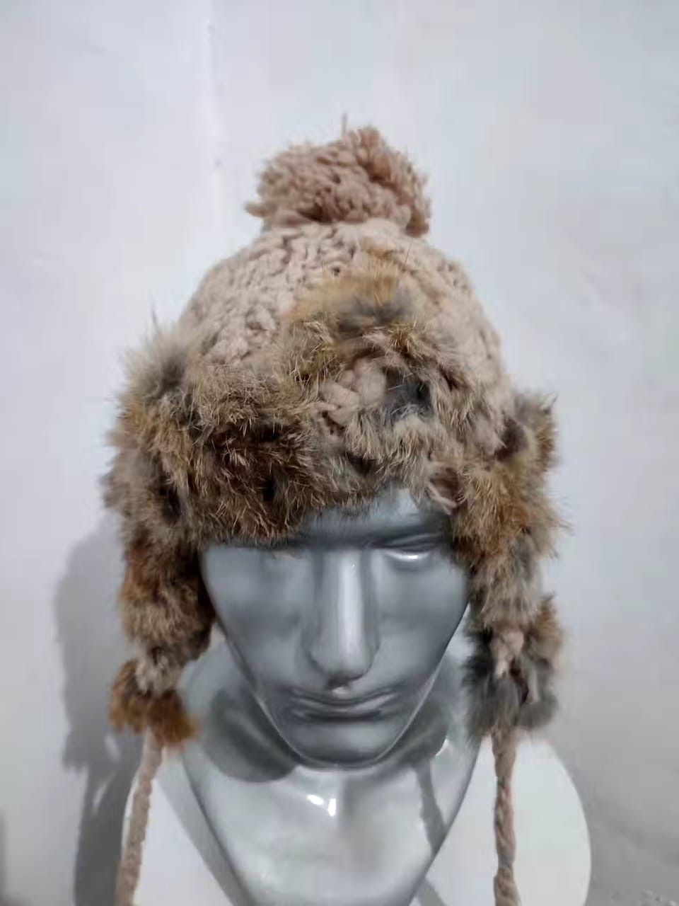 Other Unknown Japanese Hats Mix Fur design Winter Cap Size ONE SIZE - 2 Thumbnail