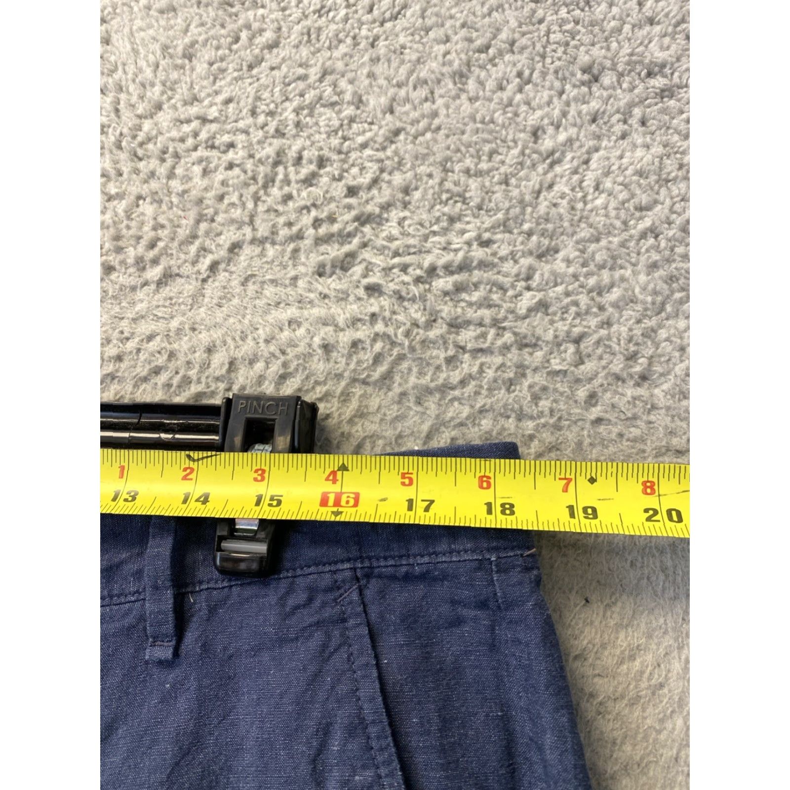 Gap GAP Men's Flat Front Navy Shorts Size 36 Linen Blend Adult /129-29 Size US 36 / EU 52 - 4 Thumbnail