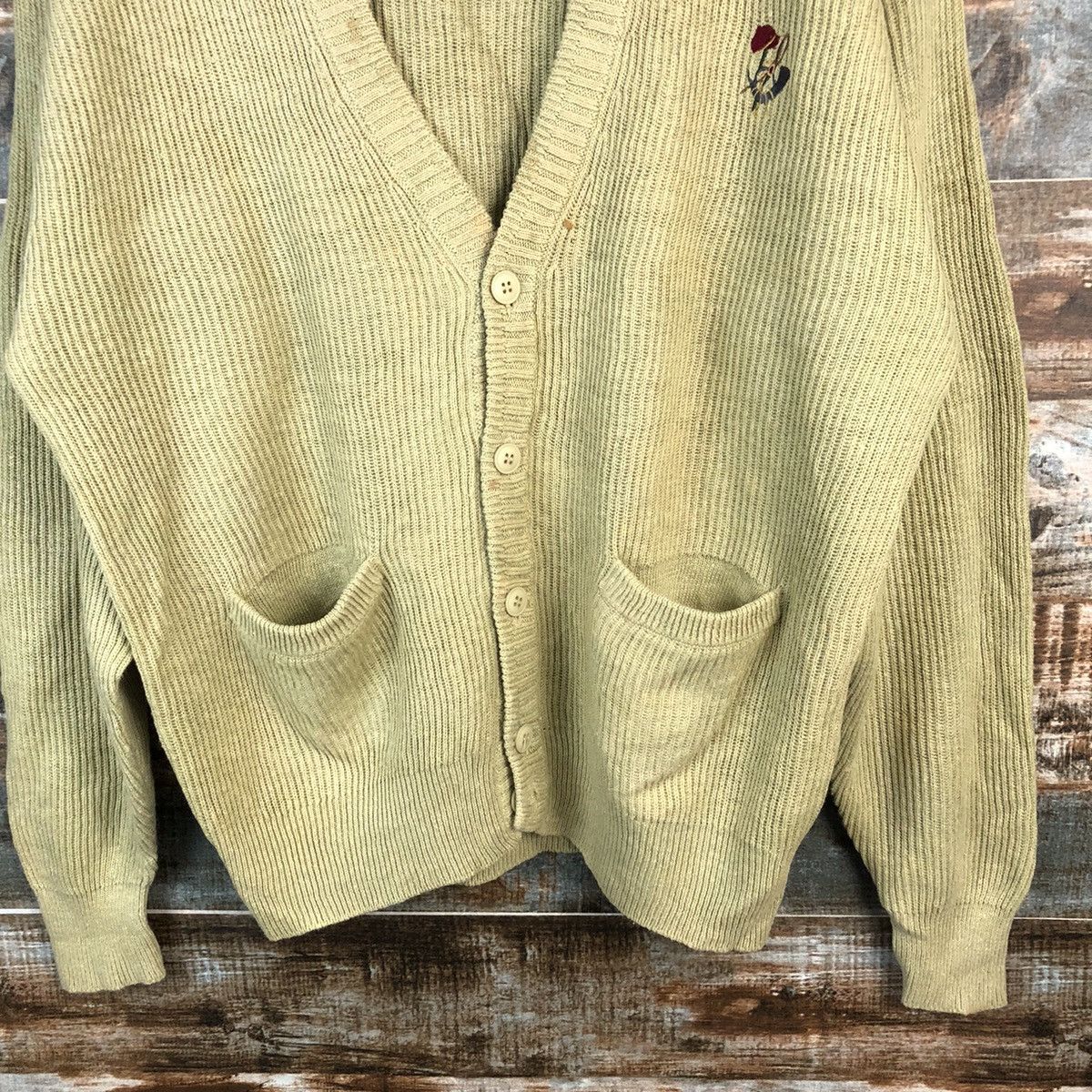 Japanese Brand Japan vintage Green Cardigan Knitwear #A2247 Size US XL / EU 56 / 4 - 6 Thumbnail