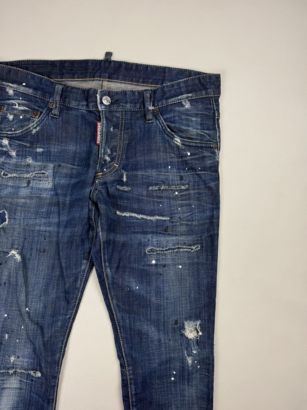Dsquared2 Dsquared 2 Men’s Distressed Denim Sexy Boot Cut Jeans Size US 34 / EU 50 - 7 Thumbnail