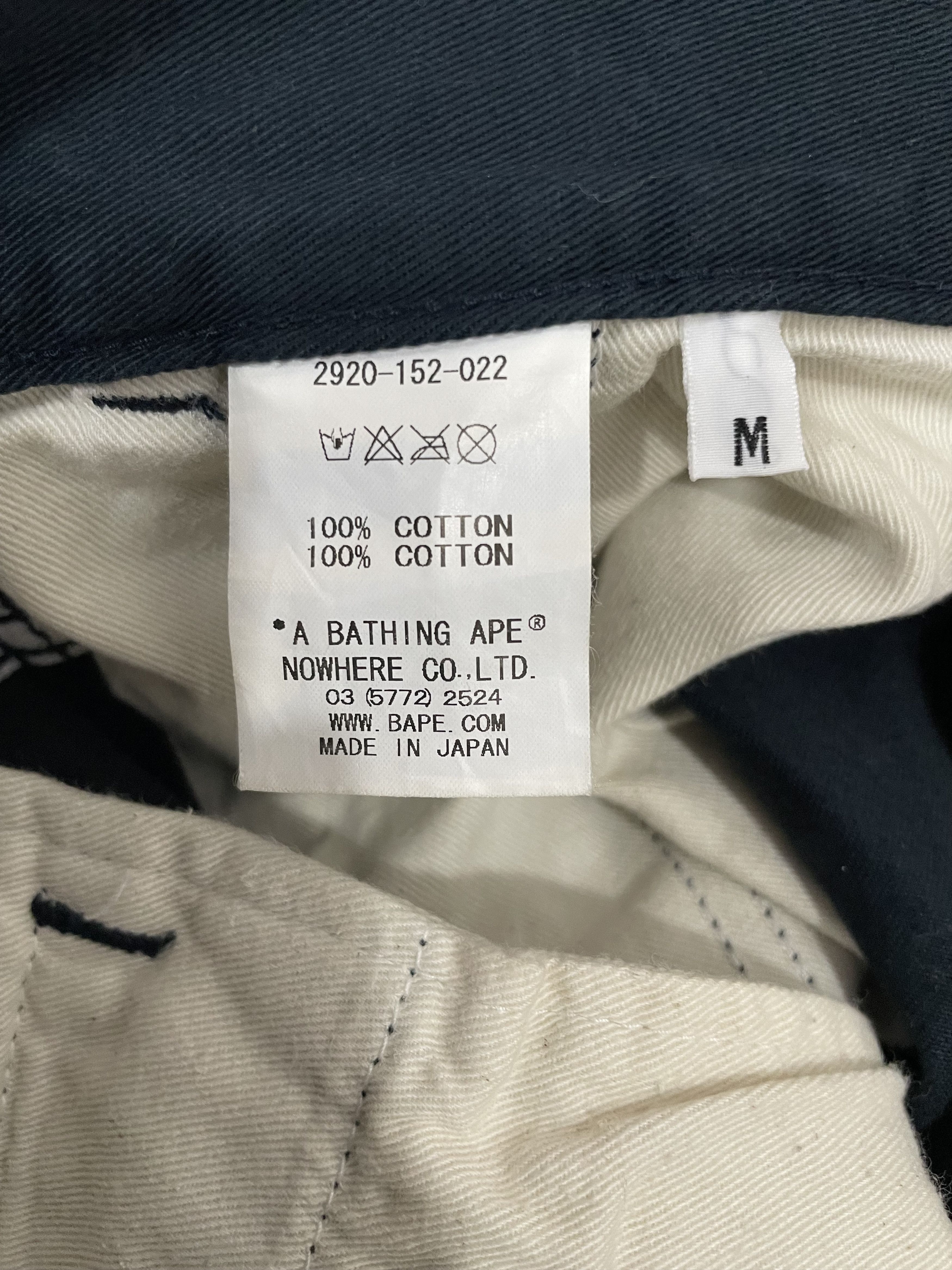 Bape Bape - Baby Milo Sad Face Chino Pants Size US 32 / EU 48 - 8 Thumbnail