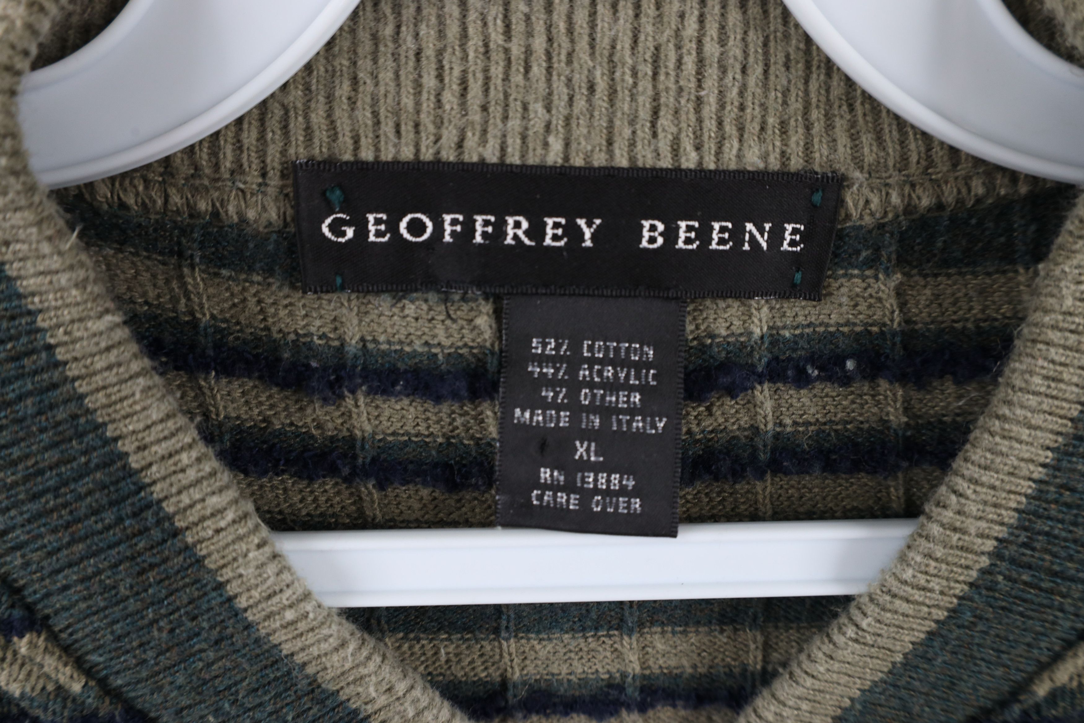 Vintage Vintage 90s Streetwear Block Lightweight Knit Henley Sweater Size US XL / EU 56 / 4 - 8 Thumbnail
