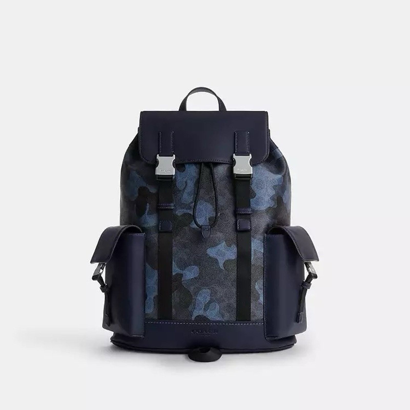 Coach NWT COACH MEN'S Clark Backpack Camo Silver/Blue Multi cdc20 Size ONE SIZE - 9 Thumbnail