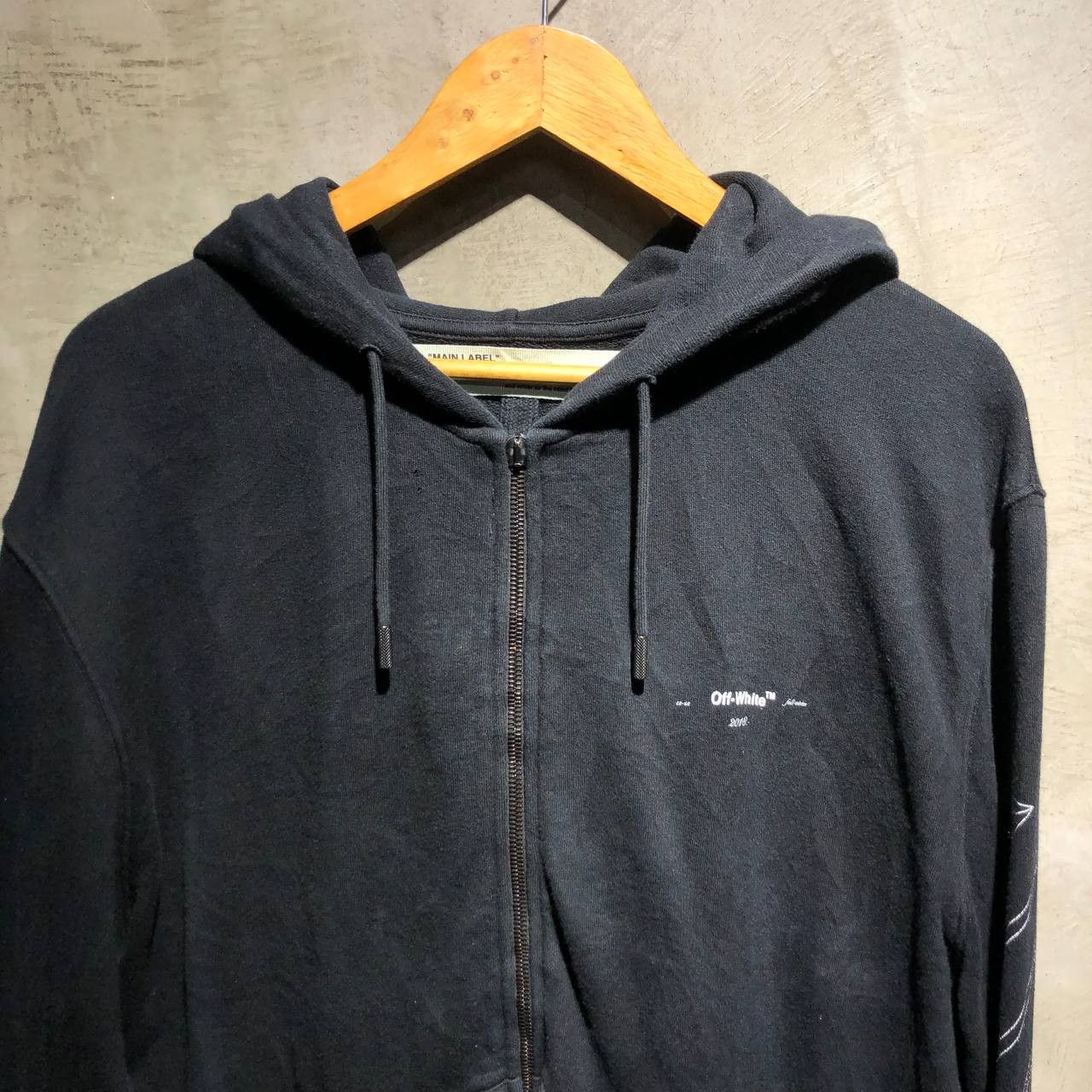 Off-White Off-white 3D stencil arrows zip up hoodie Size US L / EU 52-54 / 3 - 9 Thumbnail