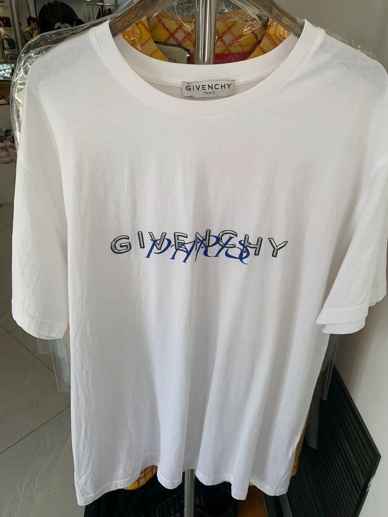 Givenchy Givenchy Denim Shirt, Star Embroidery, Men's Size XXL Size US L / EU 52-54 / 3 - 1 Thumbnail