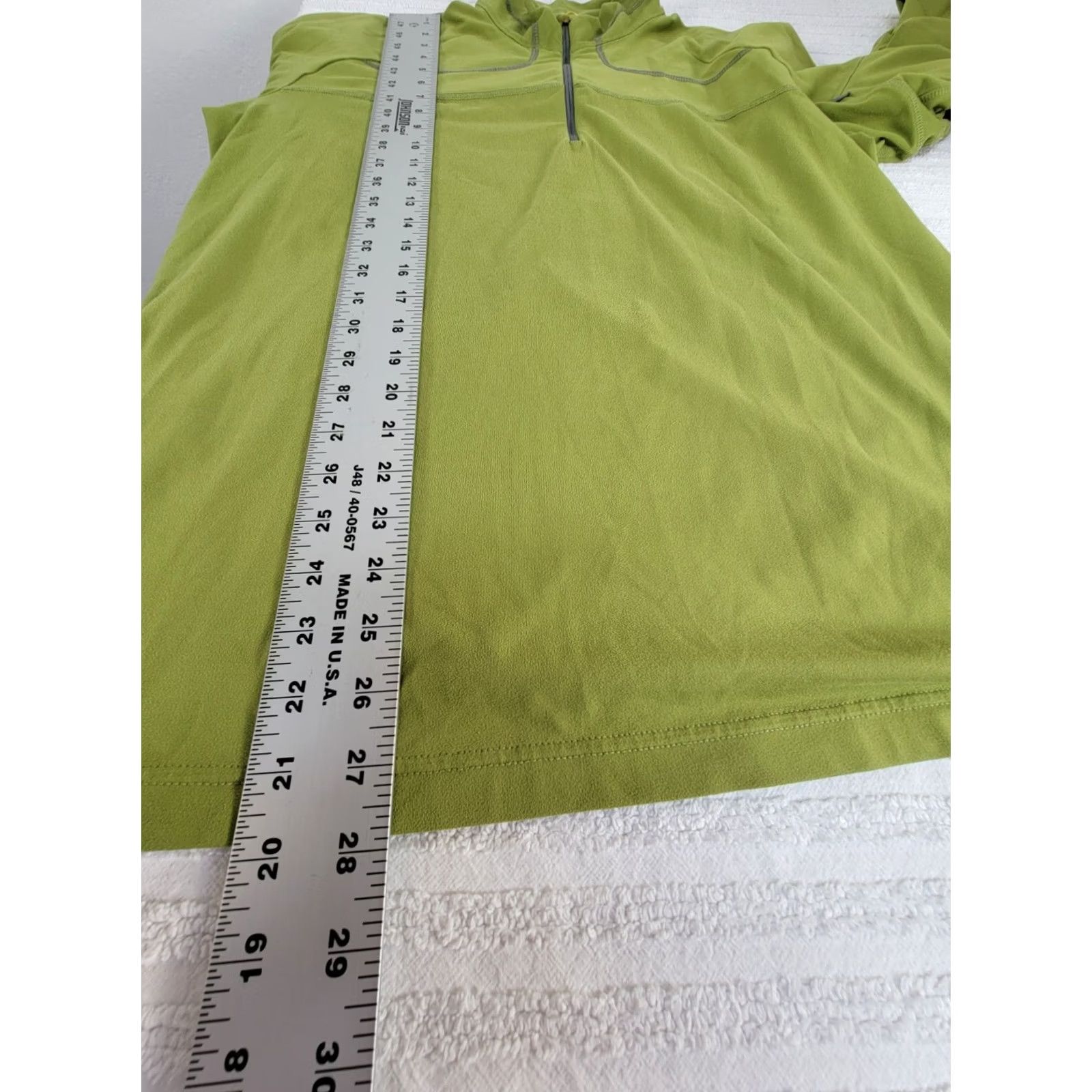 Mountain Hardwear Mountain Hardwear Mens 1/4 Zip Pullover Jacket Large Green Long Sleeve Outdoor Size US L / EU 52-54 / 3 - 6 Thumbnail