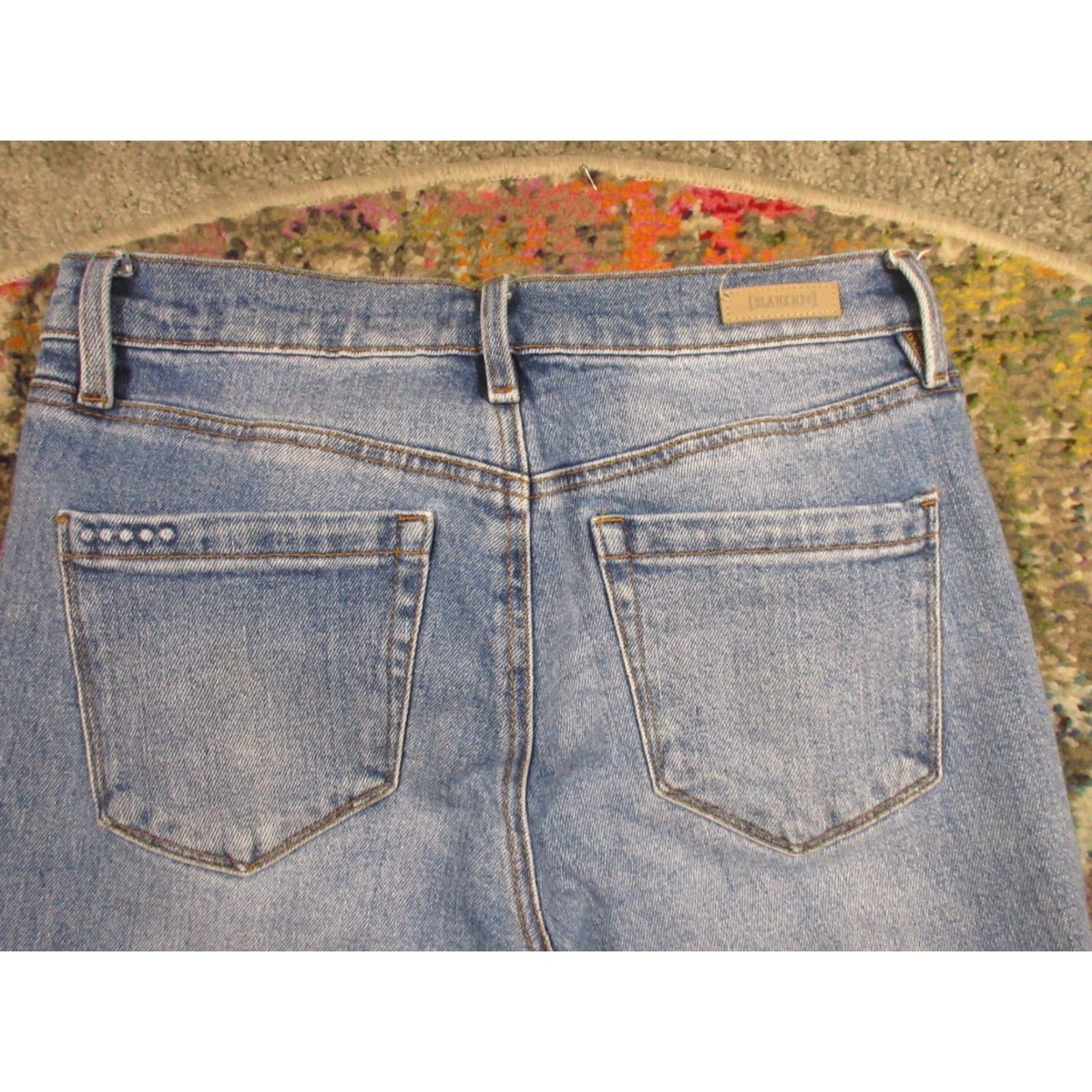 Vintage BLANKNYC Skinny Jeans Pants Women's 28 Blue Stretch Denim 5-Pocket Regular Rise Mid Inseam 27 Size 28" / US 6 / IT 42 - 4 Thumbnail