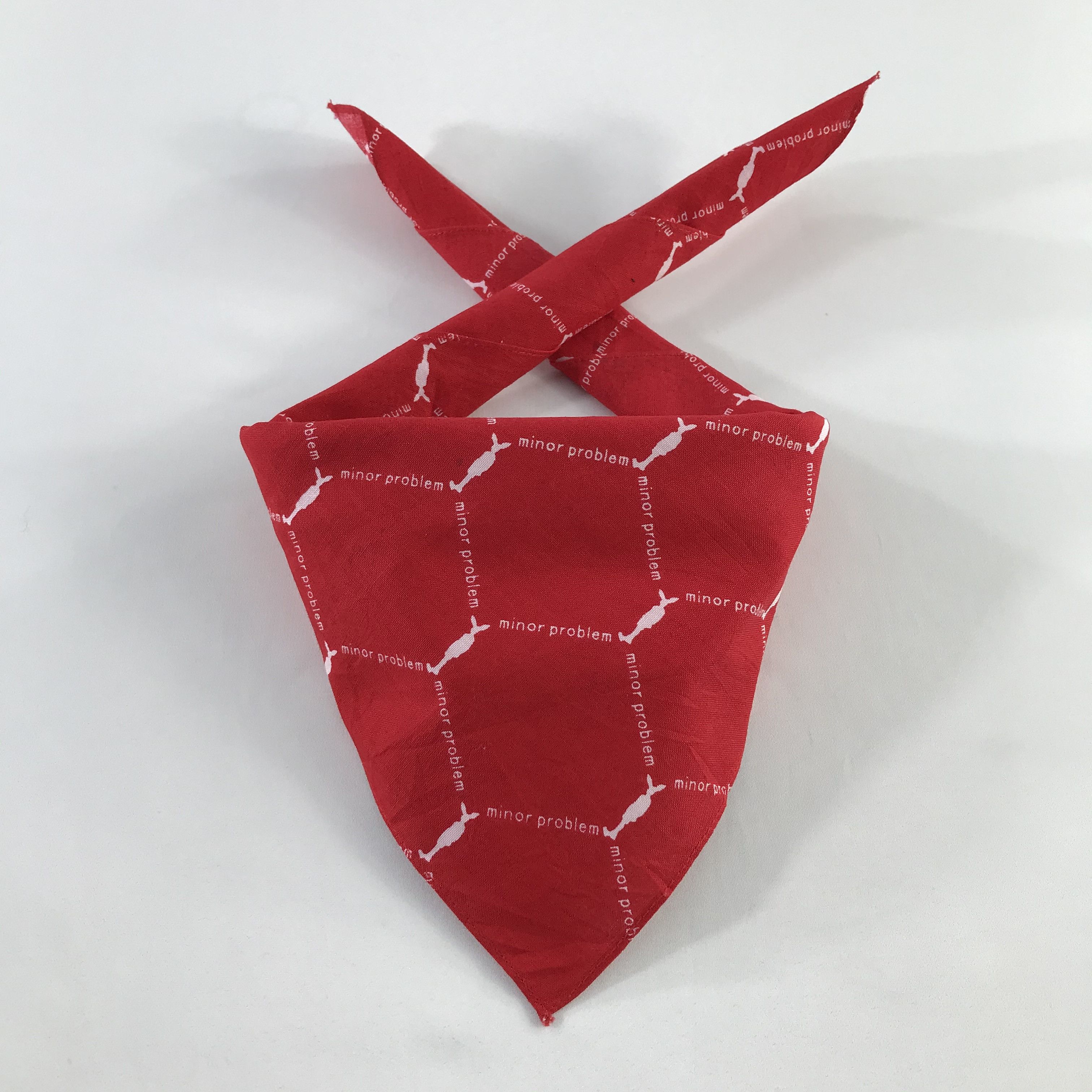 Vintage Minor Problem Bandana / Handkerchief / Neckerchief - S973 Size ONE SIZE - 3 Thumbnail