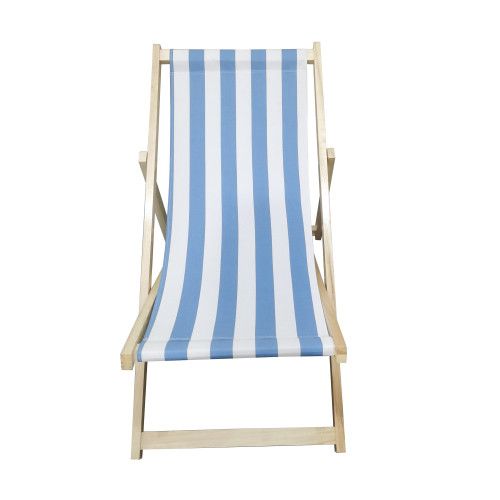 Designer × Homemade BEACH CHAIR stripe- folding chaise lounge chair Size US L / EU 52-54 / 3 - 3 Thumbnail
