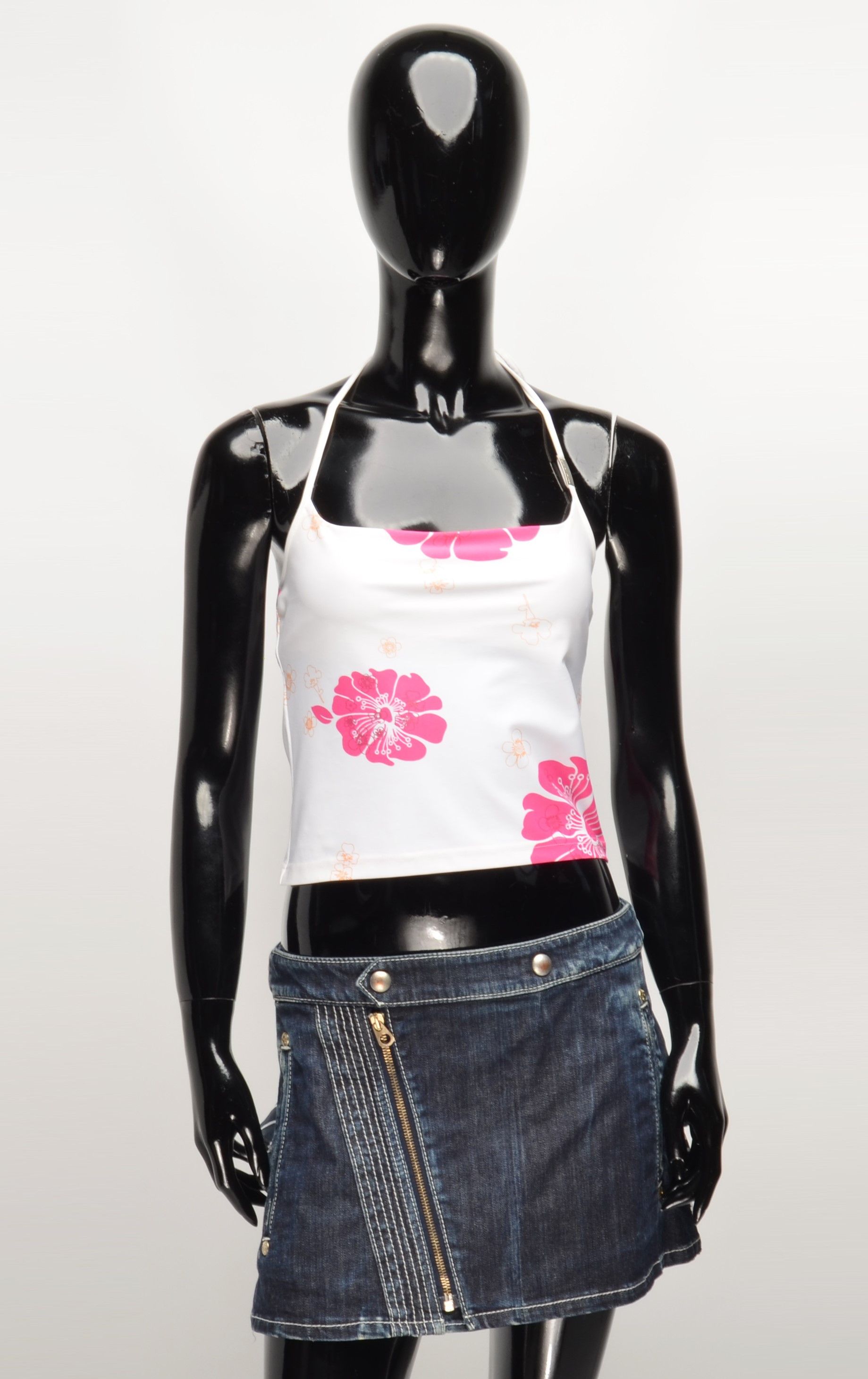 Escada Sport × Vintage Vintage Escada Sport Y2K Flora Cropped Top Tankini Size S / US 4 / IT 40 - 1 Thumbnail