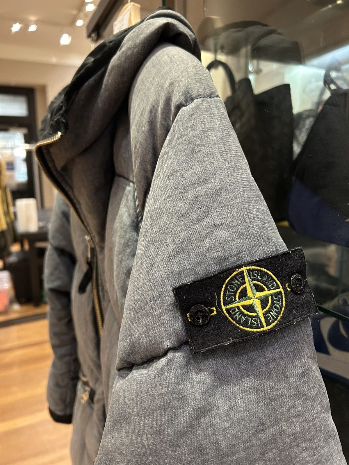 Stone Island Stone Island Lino Resinato Down TC Jacket Size US M / EU 48-50 / 2 - 4 Thumbnail