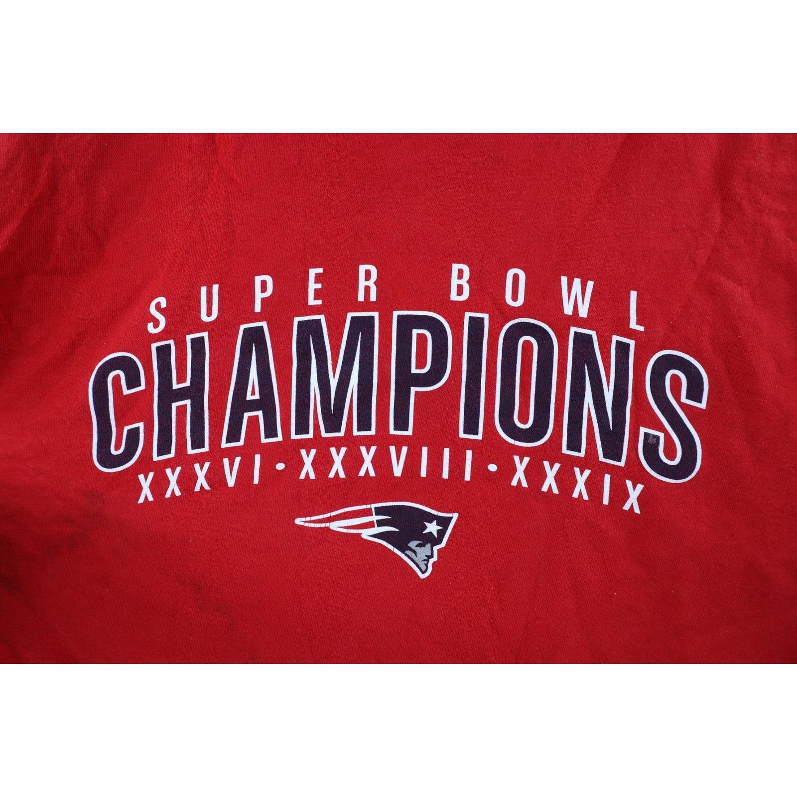 Reebok Vintage Y2K 2004 Reebok New England Patriots T-Shirt Size US L / EU 52-54 / 3 - 7 Thumbnail