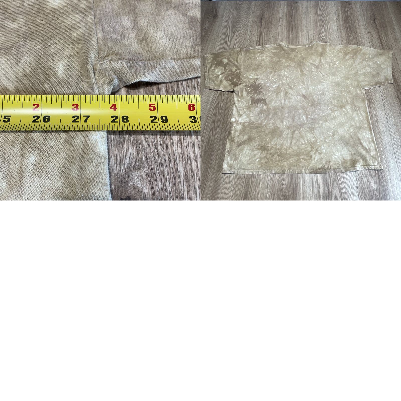 Gildan VINTAGE Gildan The Mountain T-Shirt Men 3XL Short Sleeve Beige Tie Dye Wolf 90s Animals Nature Size US XXL / EU 58 / 5 - 8 Thumbnail