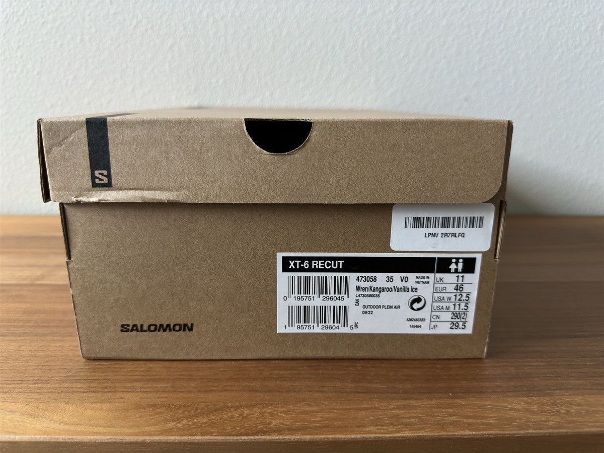 Salomon SALOMON XT-6 Recut ‘Wren Kangaroo’ size 11 ½ Size US 11.5 / EU 44-45 - 7 Thumbnail