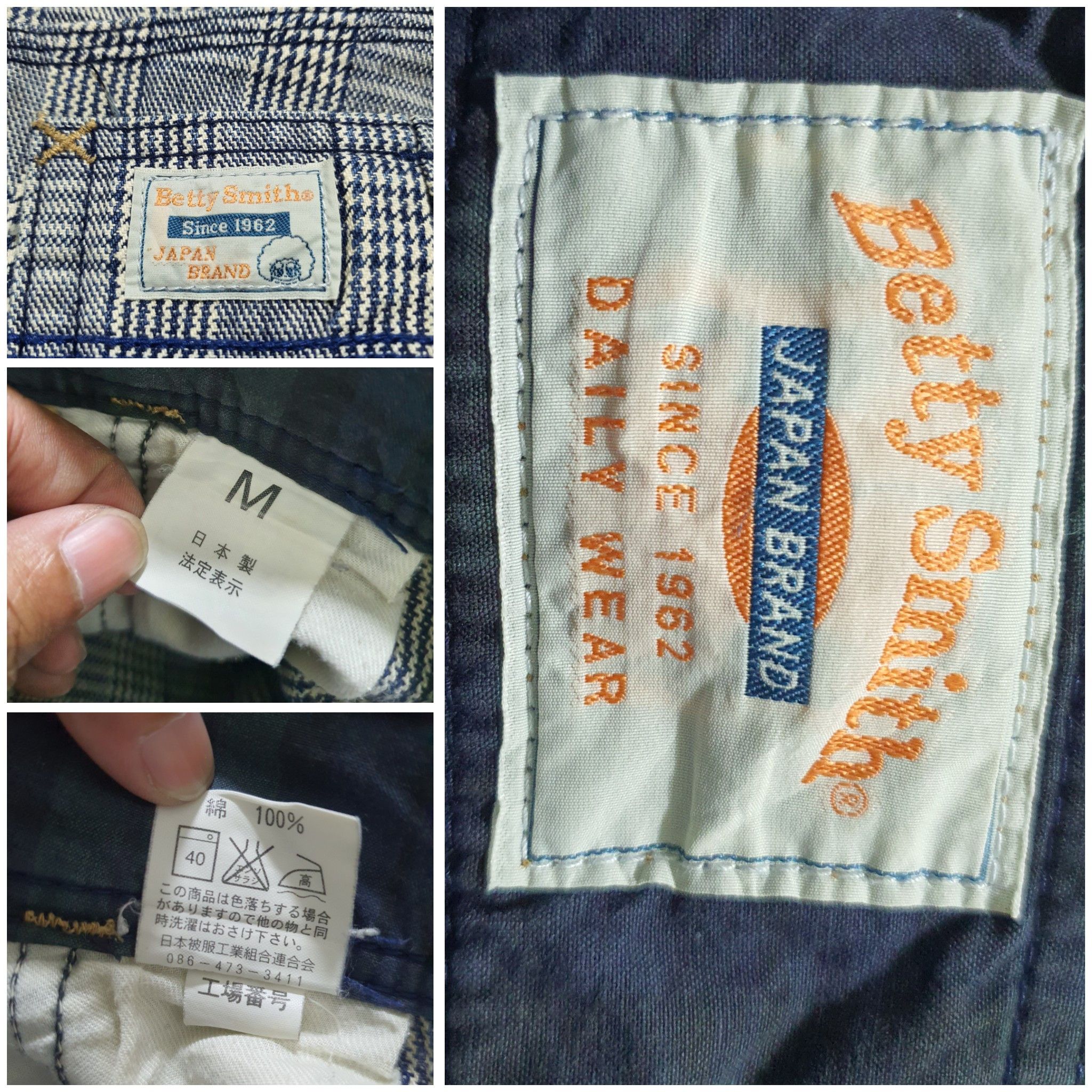 Japanese Brand BETTY SMITH 30/39 BOOTCUT GIRL JEANS Size 30" / US 8 / IT 44 - 5 Thumbnail