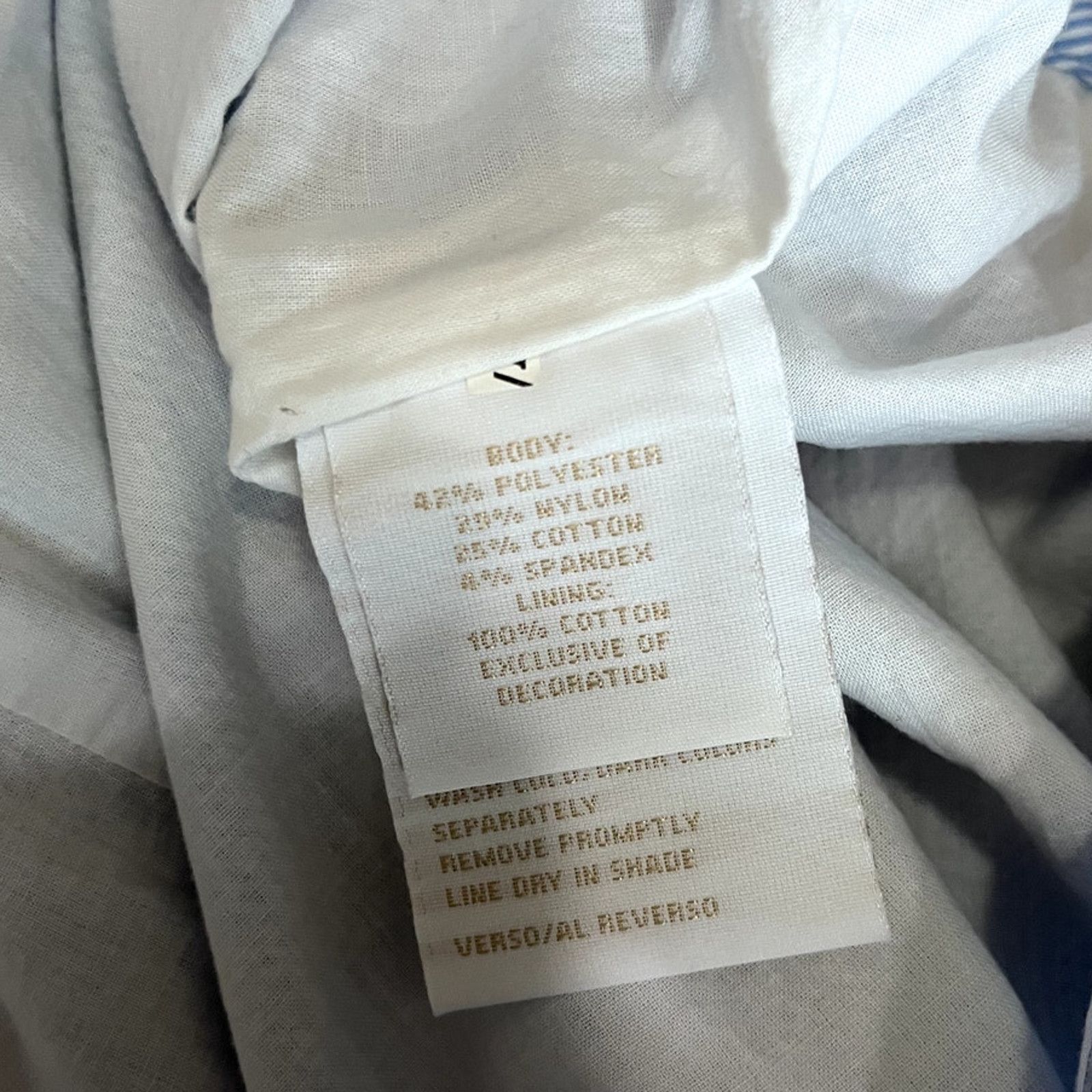 Tommy Hilfiger Blue Pinstripe Women's Tommy Hilfiger Skirt 10 Size 32" / US 10 / IT 46 - 7 Thumbnail