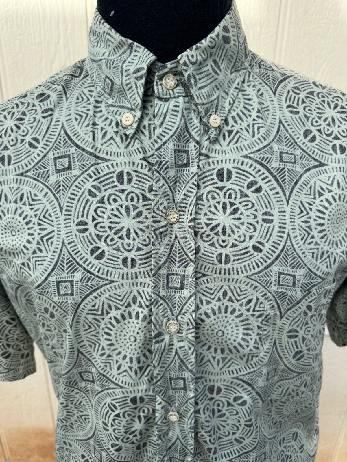Reyn Spooner Reyn Spooner Green Hawaiian Print Full Button Men's Medium Size US M / EU 48-50 / 2 - 3 Thumbnail