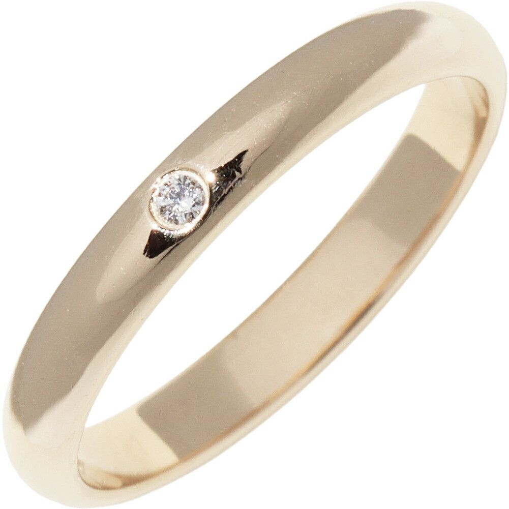 Cartier Cartier Cartier 1895 Wedding Ring Au750 Diamond Ring Size 49 Precious Metal Ring B40576 DUTY FREE for USA Size ONE SIZE - 1 Thumbnail