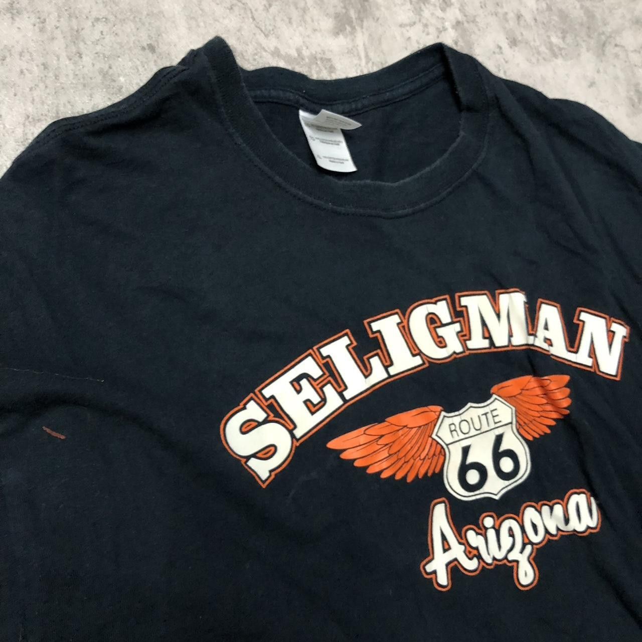 Gildan Black Gildan Route 66 Seligman Arizona T-shirt #retro Size US XL / EU 56 / 4 - 2 Thumbnail