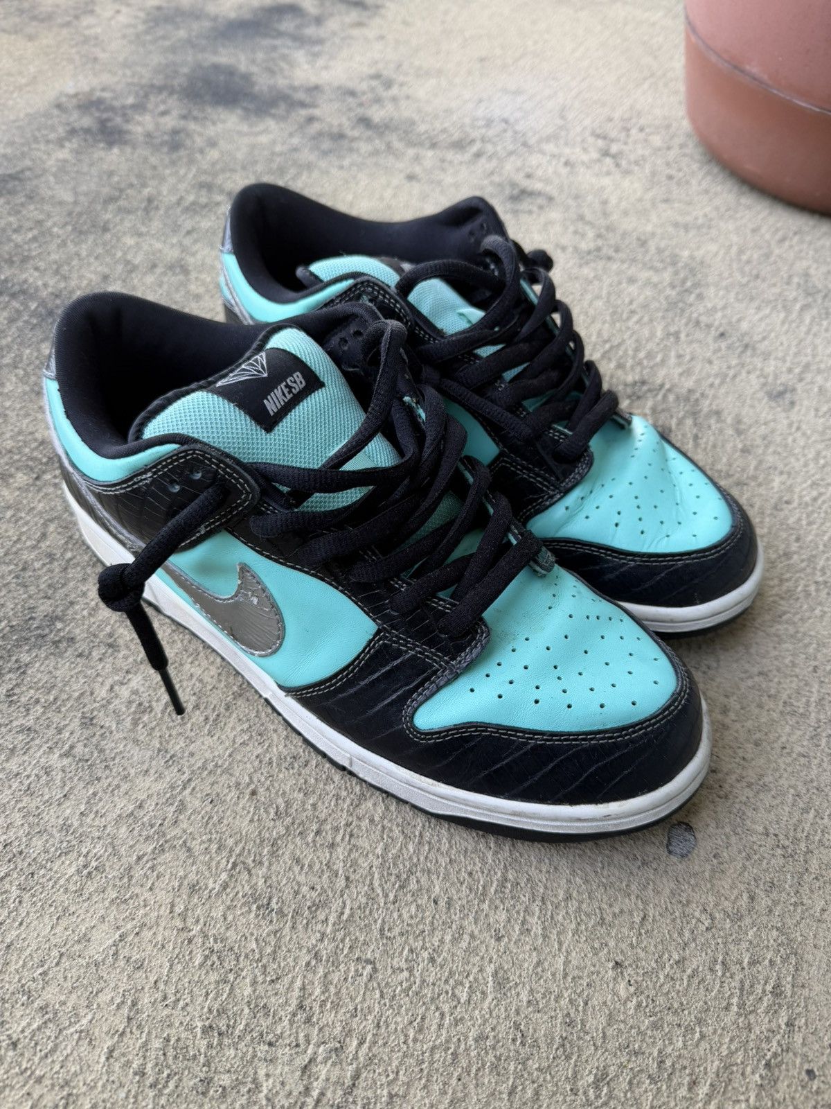 Diamond Supply Co. × Nike Nike Diamond Supply Dunks Size US 11.5 / EU 44-45 - 3 Thumbnail