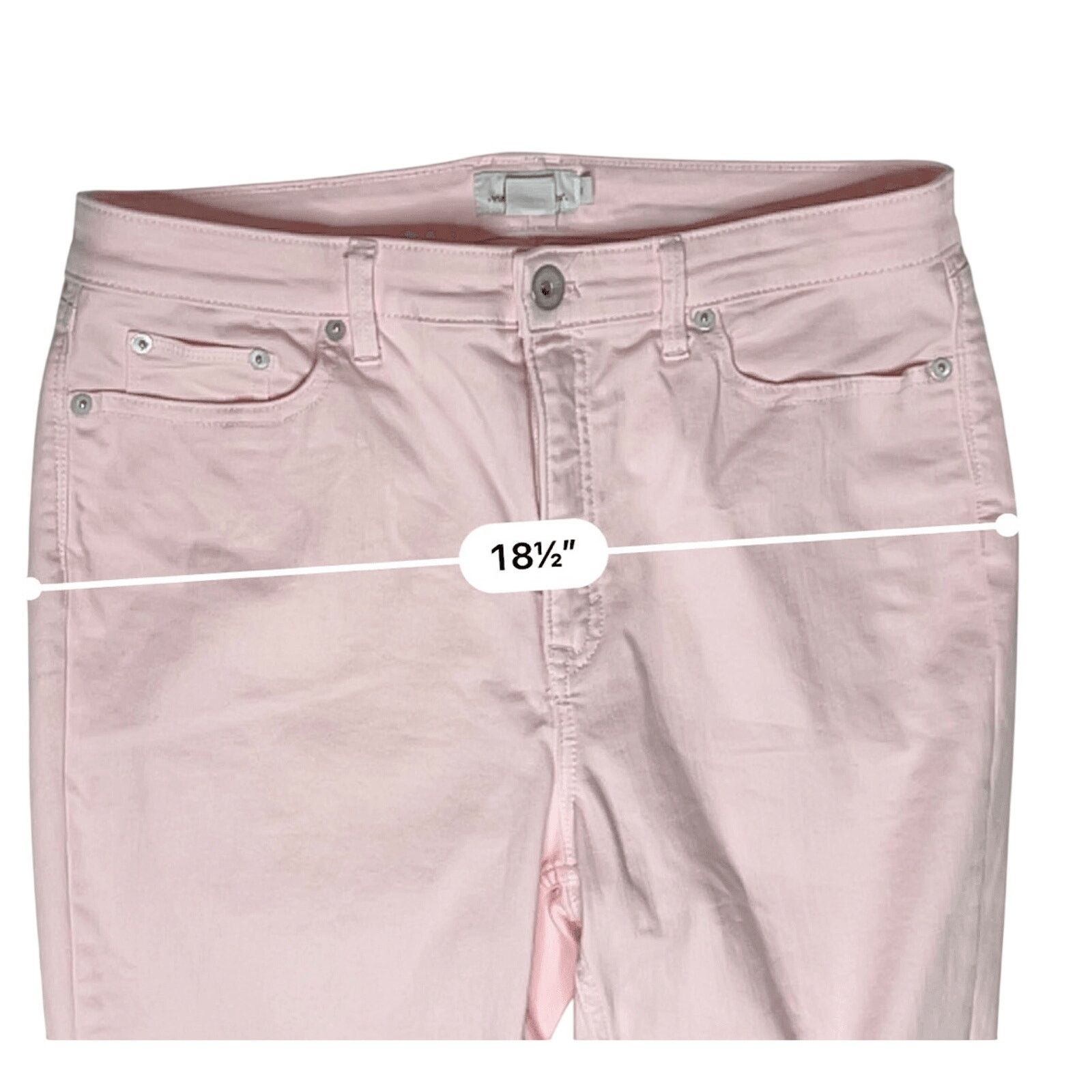 Vineyard Vines Vineyard Vines High Rise Stretch Skinny Jean Pink 31 Casual Size 31" - 4 Thumbnail