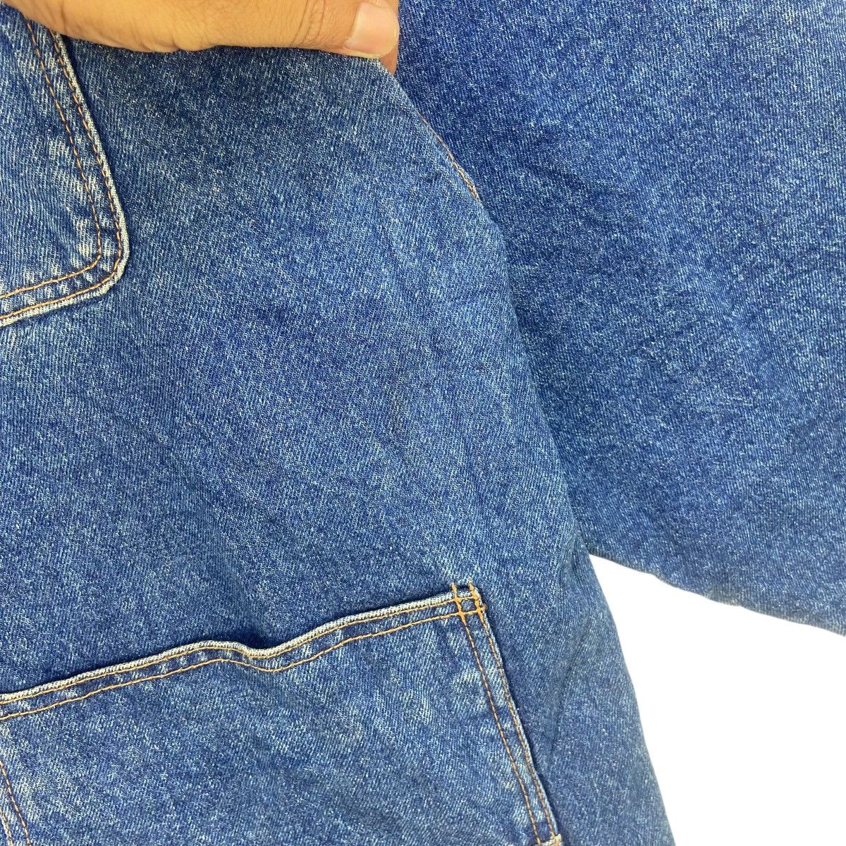 Kenzo Vintage Kenzo Sherpa Workwear Chore Heavy Denim Jacket Size US M / EU 48-50 / 2 - 10 Thumbnail