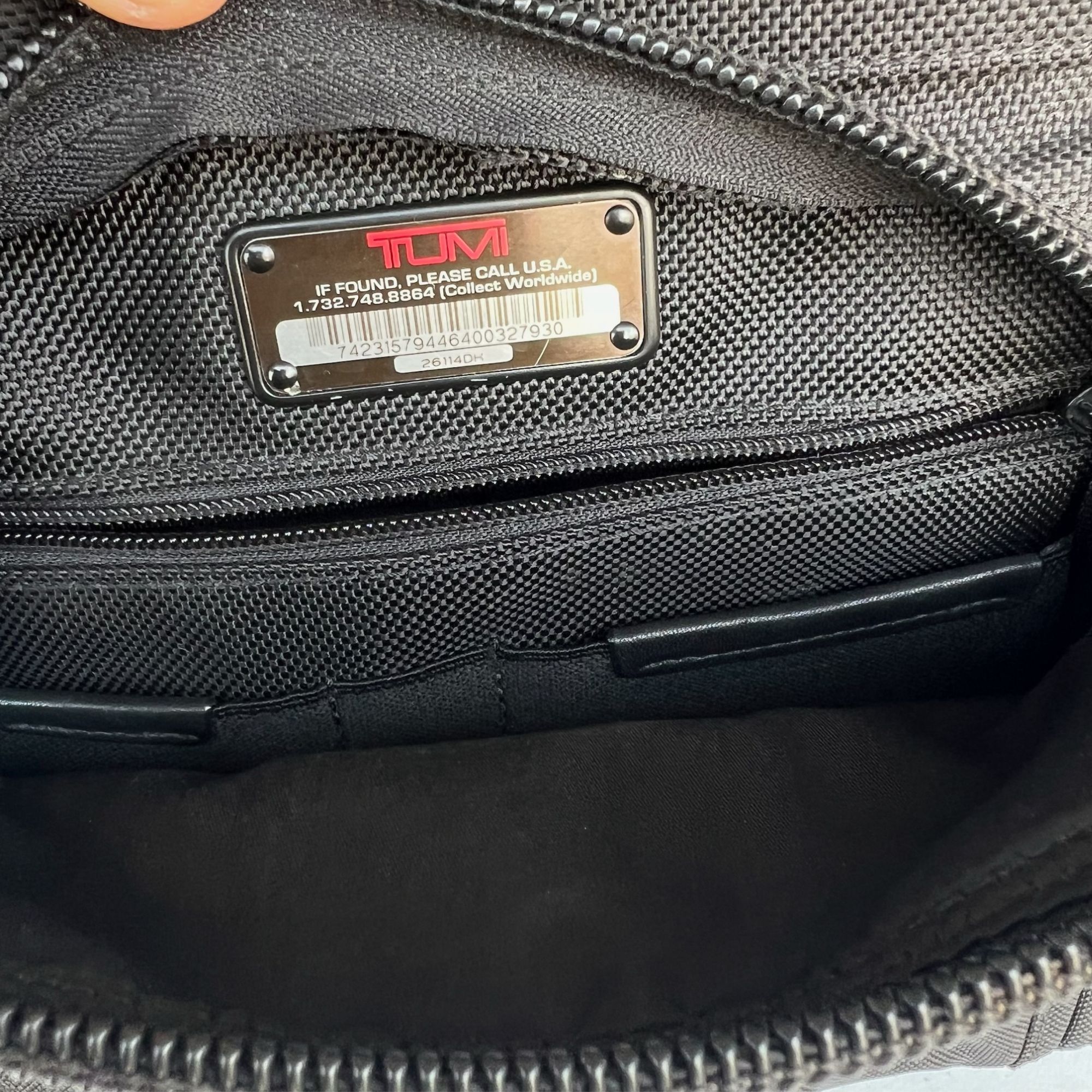 Tumi Tumi Alpha Black Expandable Organizer Laptop Briefcase With Size ONE SIZE - 8 Thumbnail