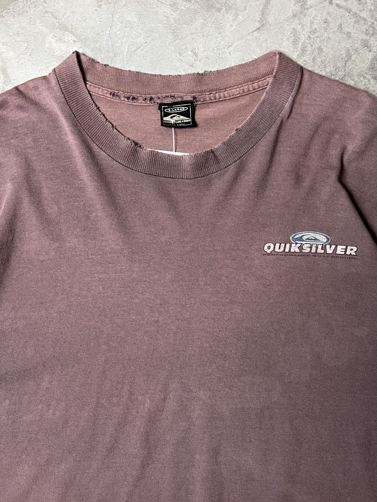 Quiksilver Vintage 1990s Quiksilver Faded single stitch Size US XL / EU 56 / 4 - 1 Thumbnail
